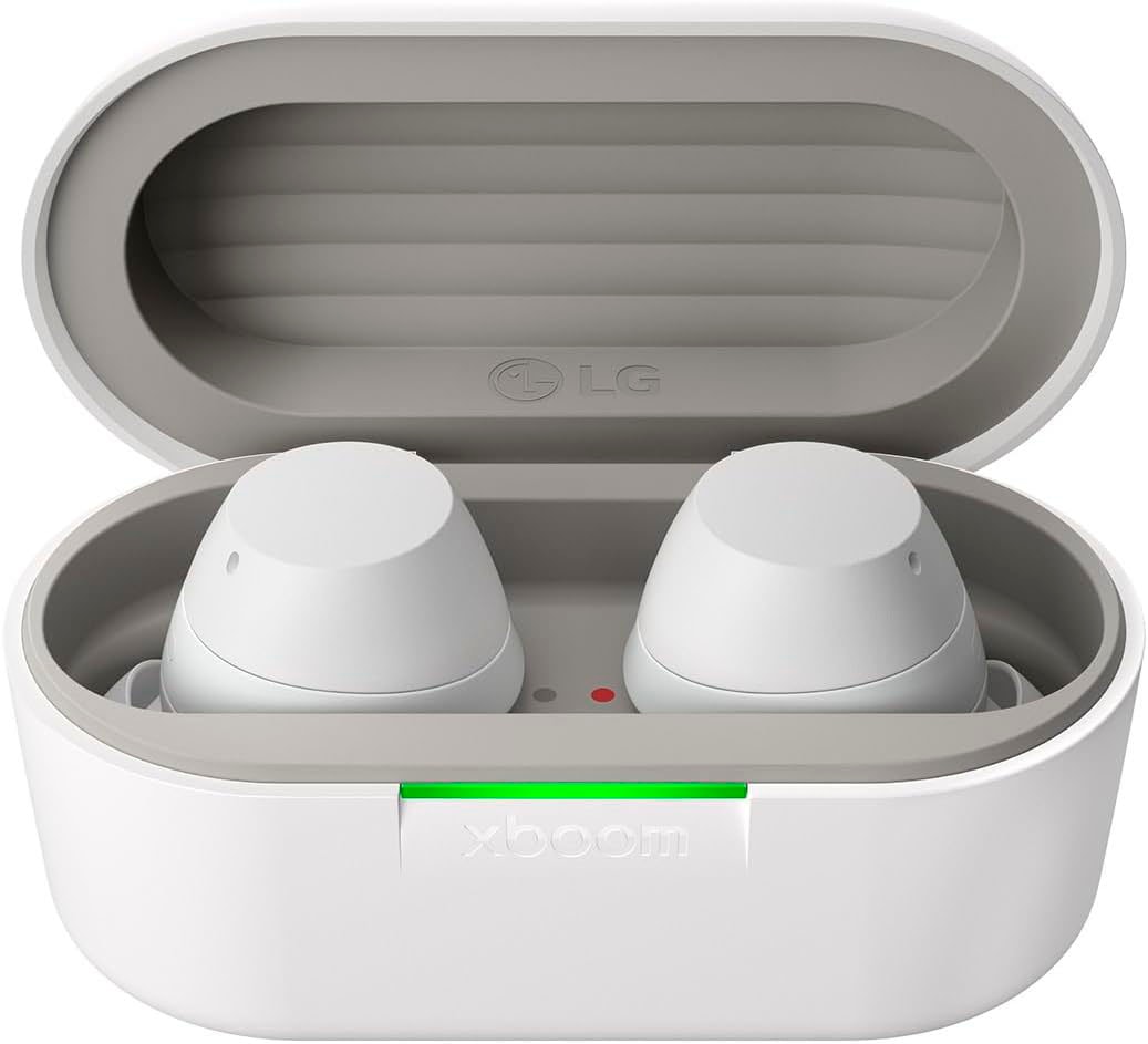 LG wireless In-Ear-Kopfhörer »xboom Buds Plus« Bluetooth Active Noise Cancelling (ANC) | Freisprechfunktion | Sprachsteuerung | UV-Reinigung | integrierte Steuerung für Anrufe und Musik | kompatibel mit Siri
