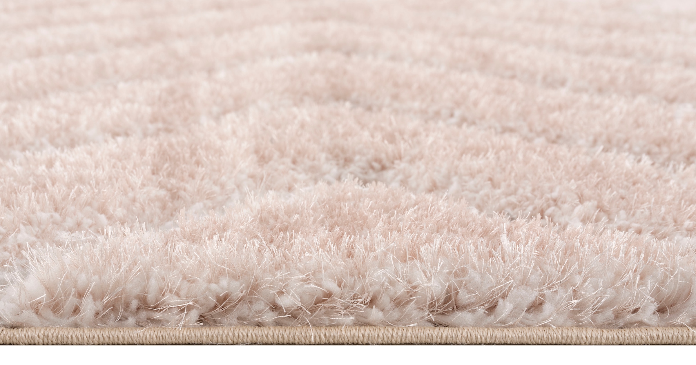 andas Hochflor-Teppich »Fiori«, rechteckig, Pastellfarben, mit handgearbeitetem Konturenschnitt, Teppich,Hochlor