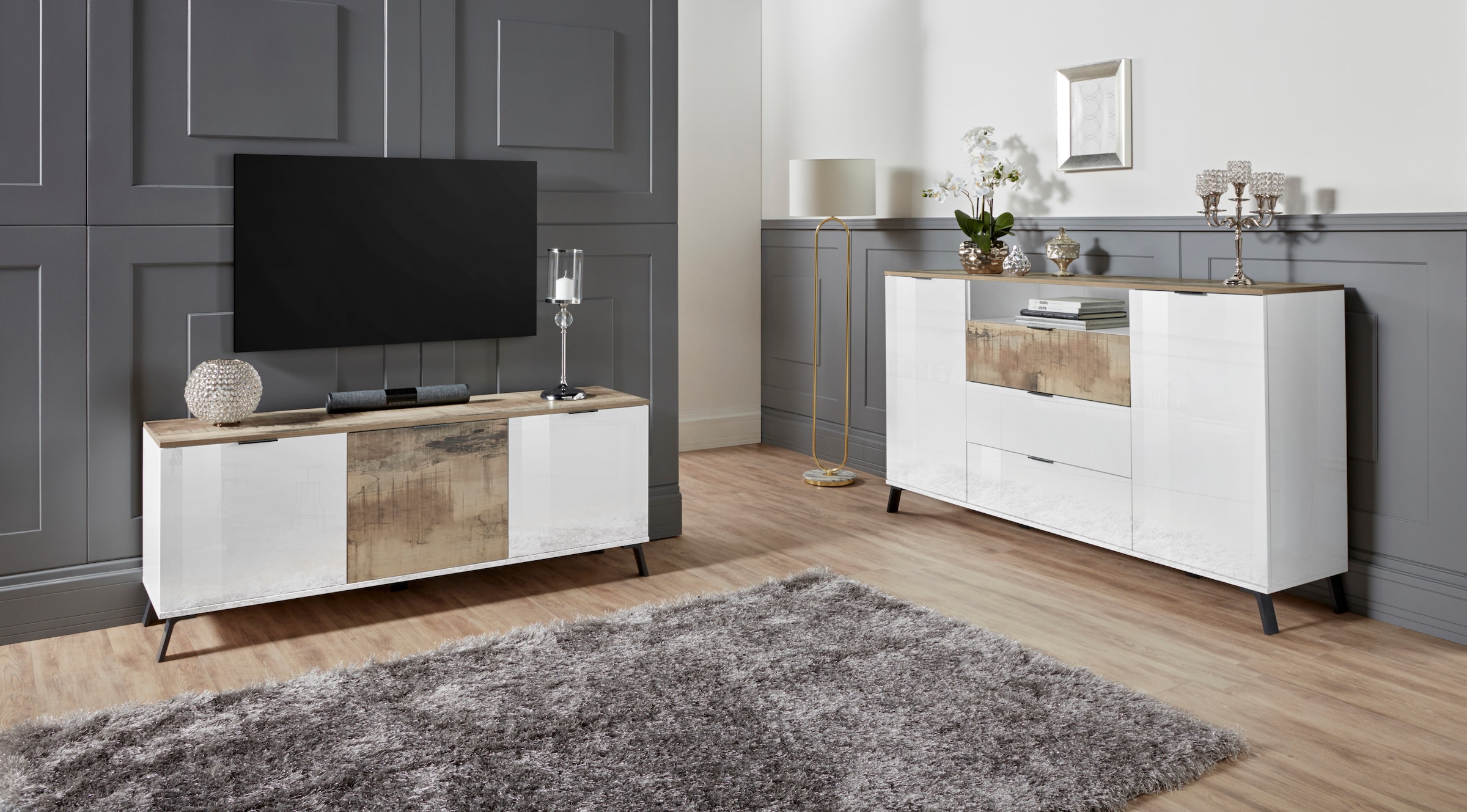 INOSIGN Highboard »CASANOVA«, Höhe ca. 100 cm