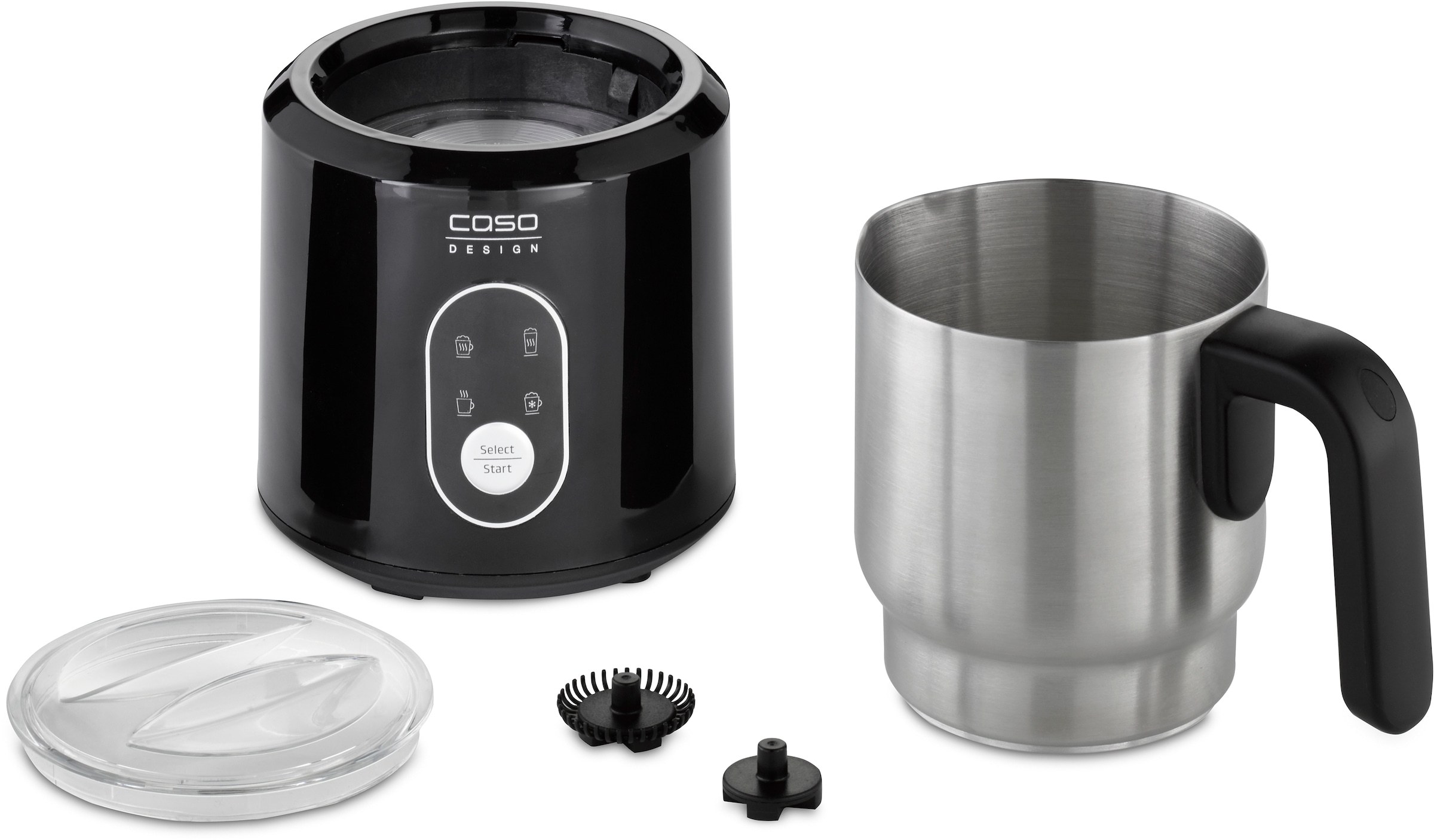 Caso Milchaufschäumer »1665 Crema & Choco Black« 500 W