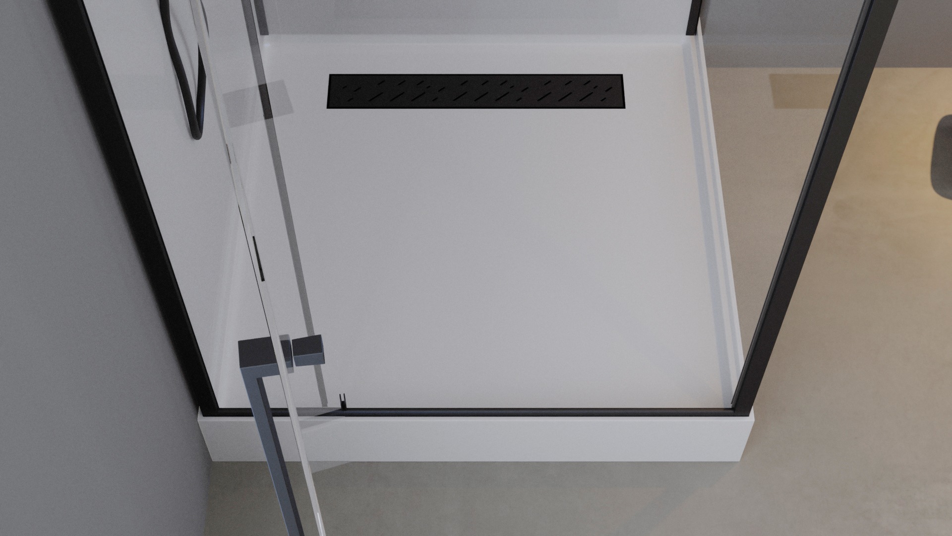 Marwell Komplettdusche »White Square«, inkl. Armaturen