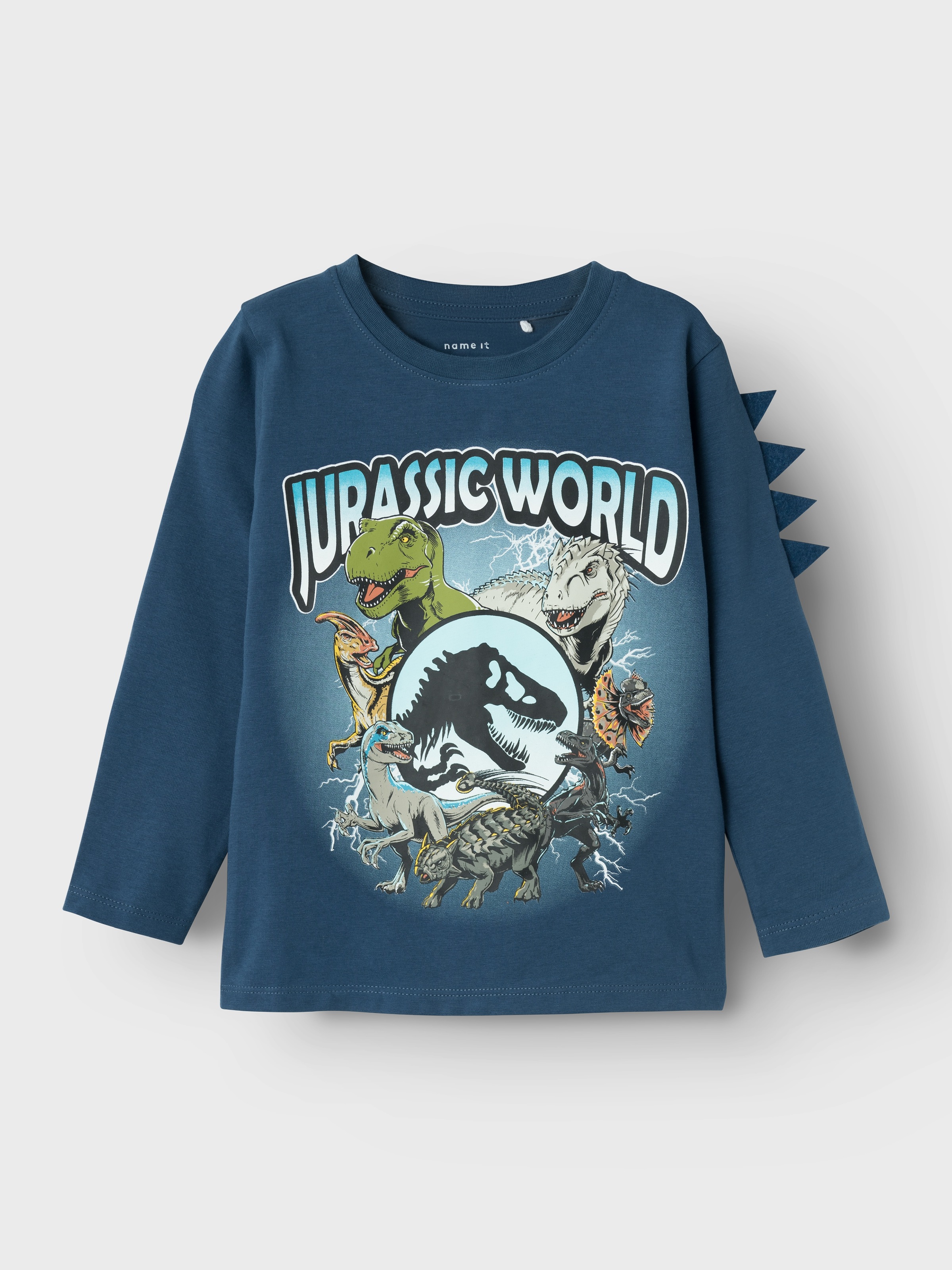 Name It Langarmshirt »NMMJOLLY JURASSIC LS TOP NOOS SKY« mit tollem Jurassic World-Frontmotiv