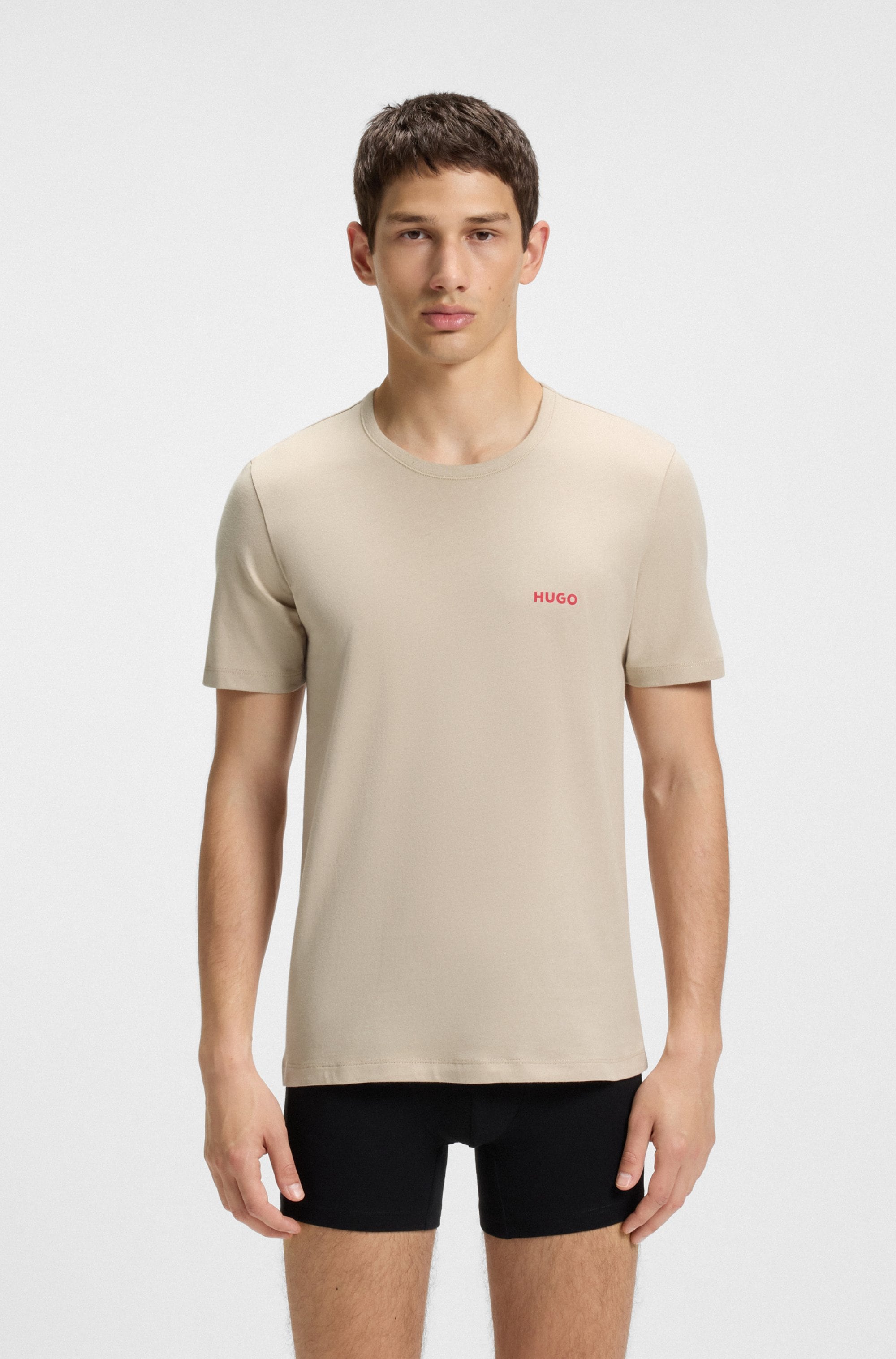 HUGO Underwear T-Shirt »RN TRIPL«, (Packung, 3 tlg.), mit Rundhalsausschnitt