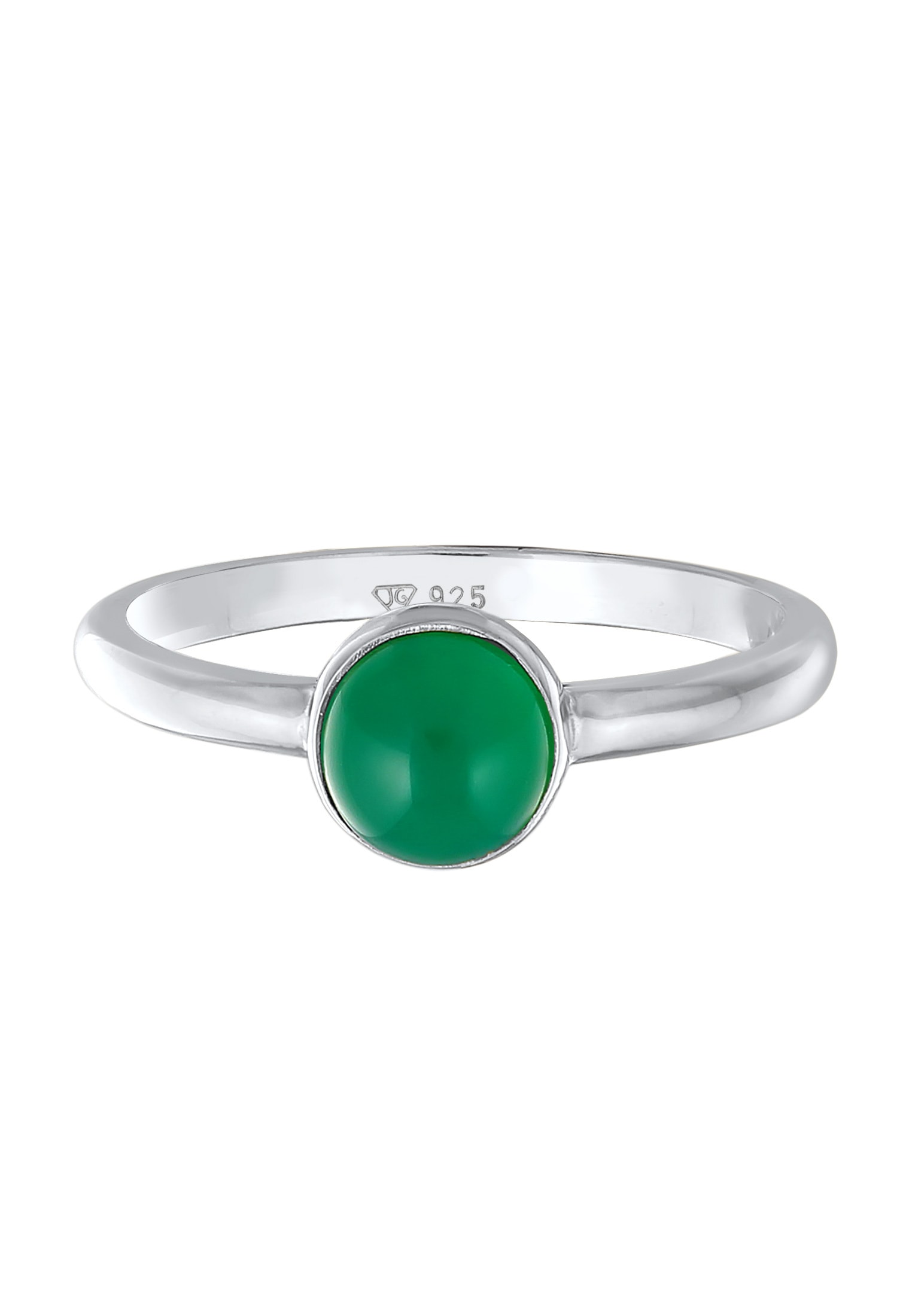 Elli Premium Silberring »Ring Achat Edelstein Solitär 925 Silber«