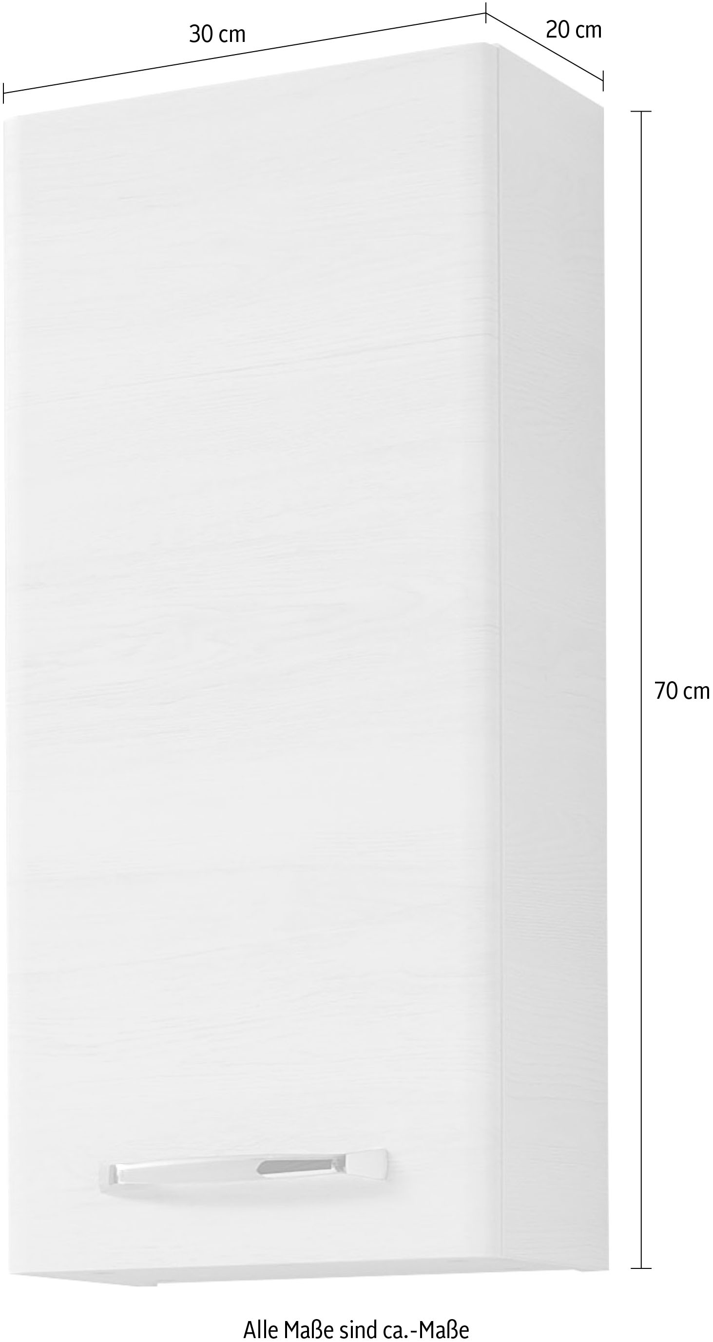 PELIPAL Hängeschrank »Quickset 936«, 70 Höhe 30 cm, Raten auf bestellen Breite Türdämpfer cm