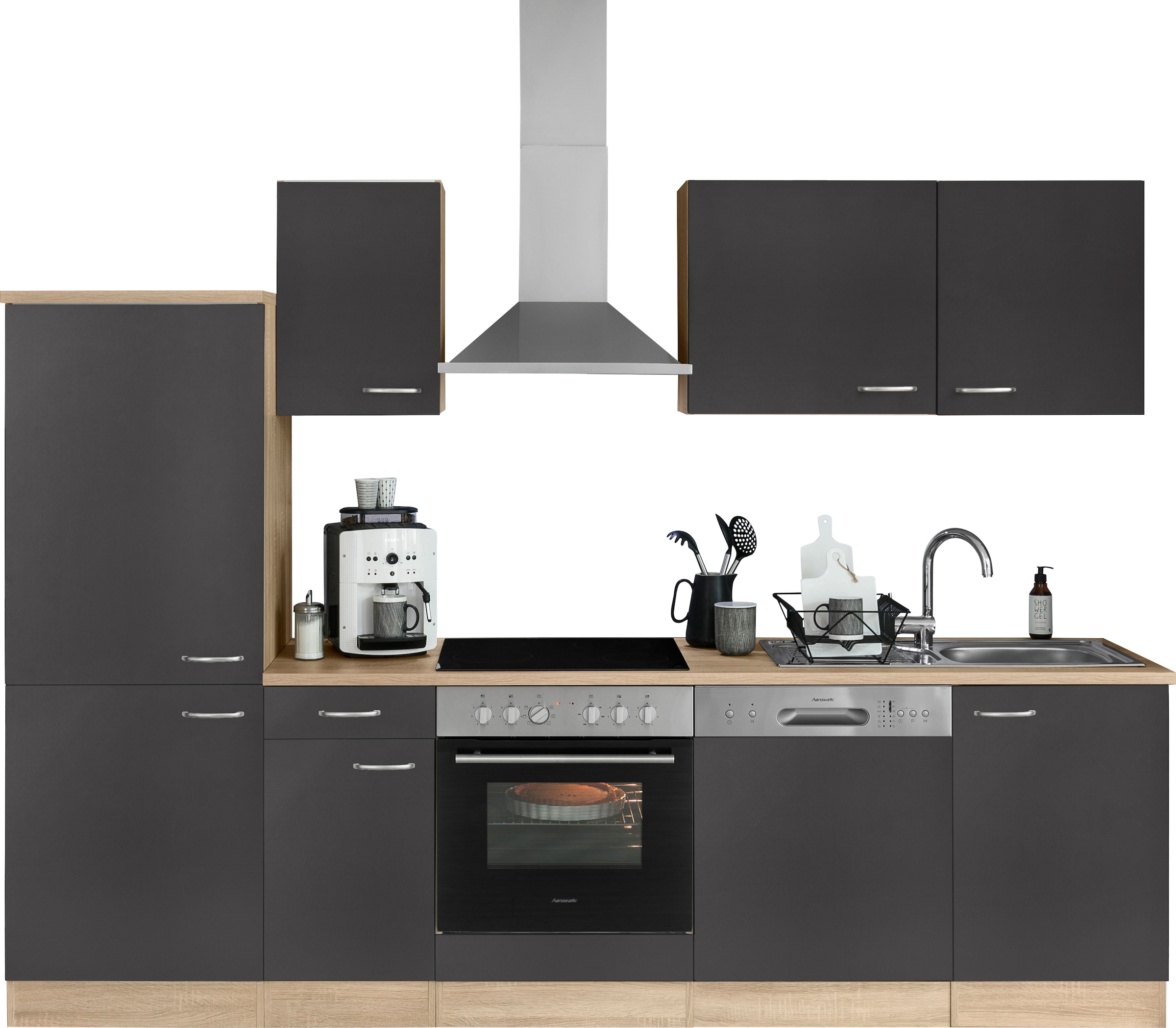 OPTIFIT Küchenzeile »Parare«, Breite 210 bzw. 270 cm, mit Hanseatic E- Geräten auf Rechnung kaufen
