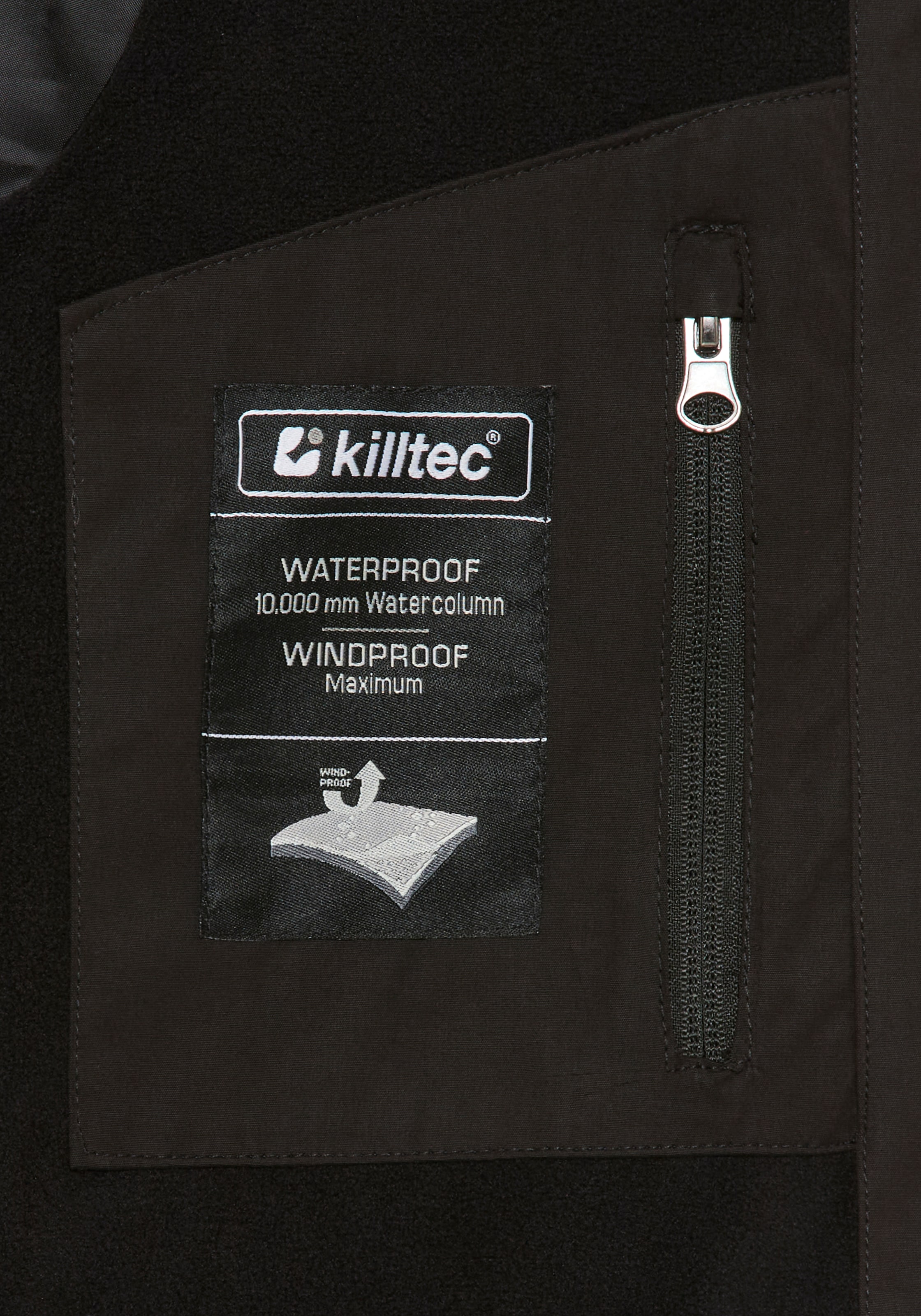 Killtec Regenjacke »KOS 153 BYS JCKT OT«, (1 St.), Winddicht & Wasserabweisend