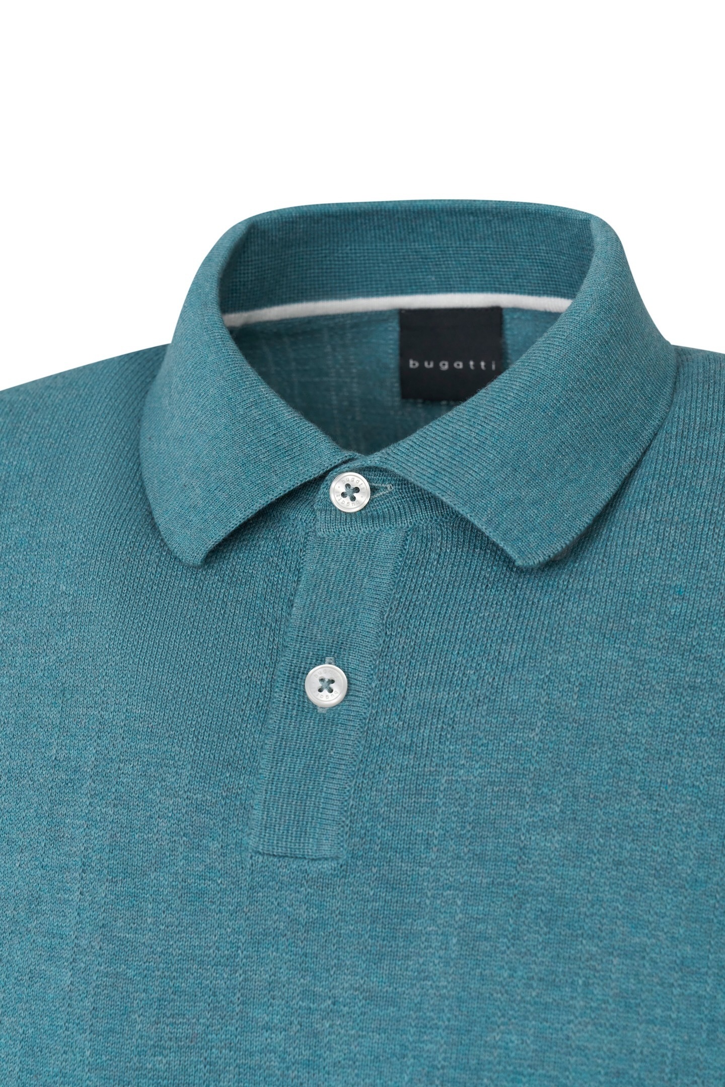 bugatti Poloshirt, in feiner Strickstruktur