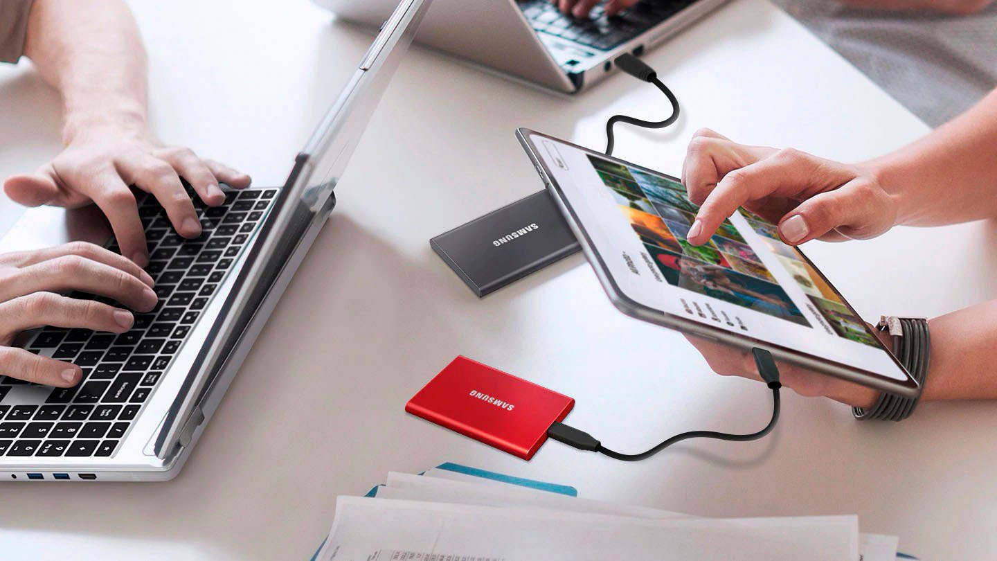 Samsung SSD-Festplatte »T7«