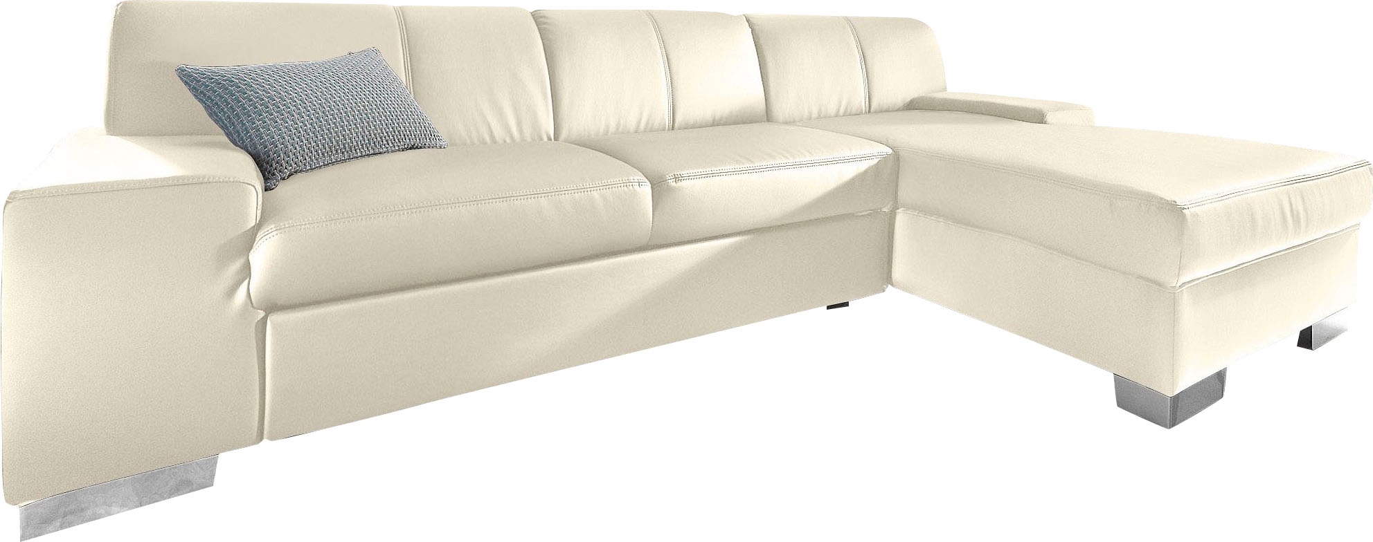 DOMO collection Ecksofa »Star L-Form«, wahlweise mit Bettfunktion