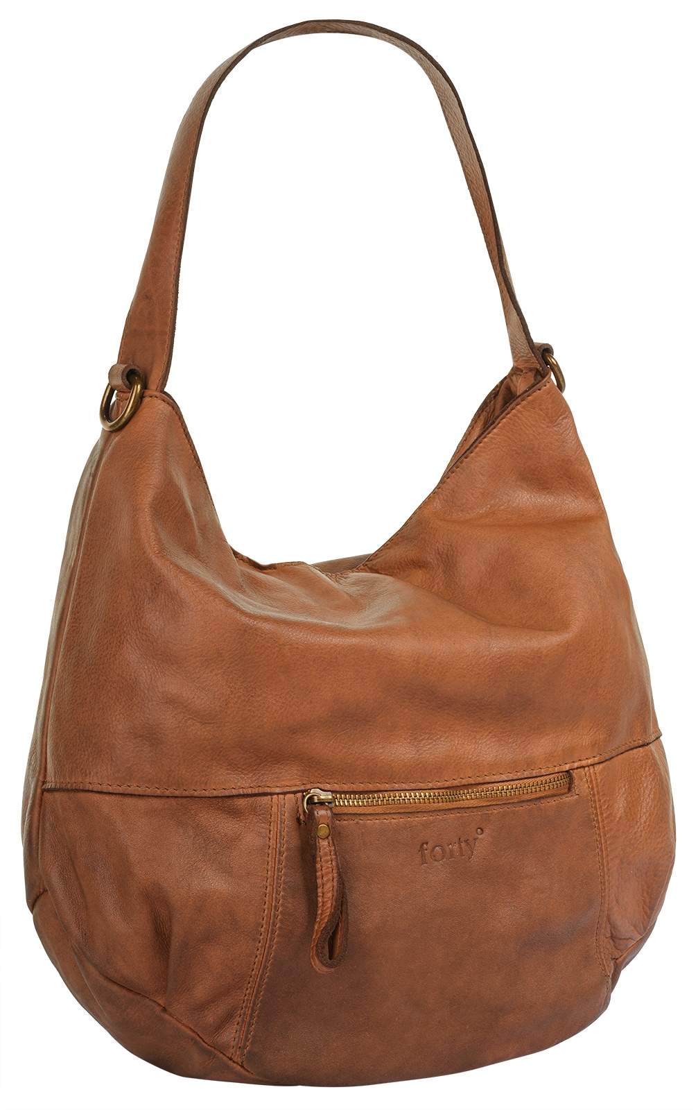 forty° Shopper, echt Leder, Made in Italy