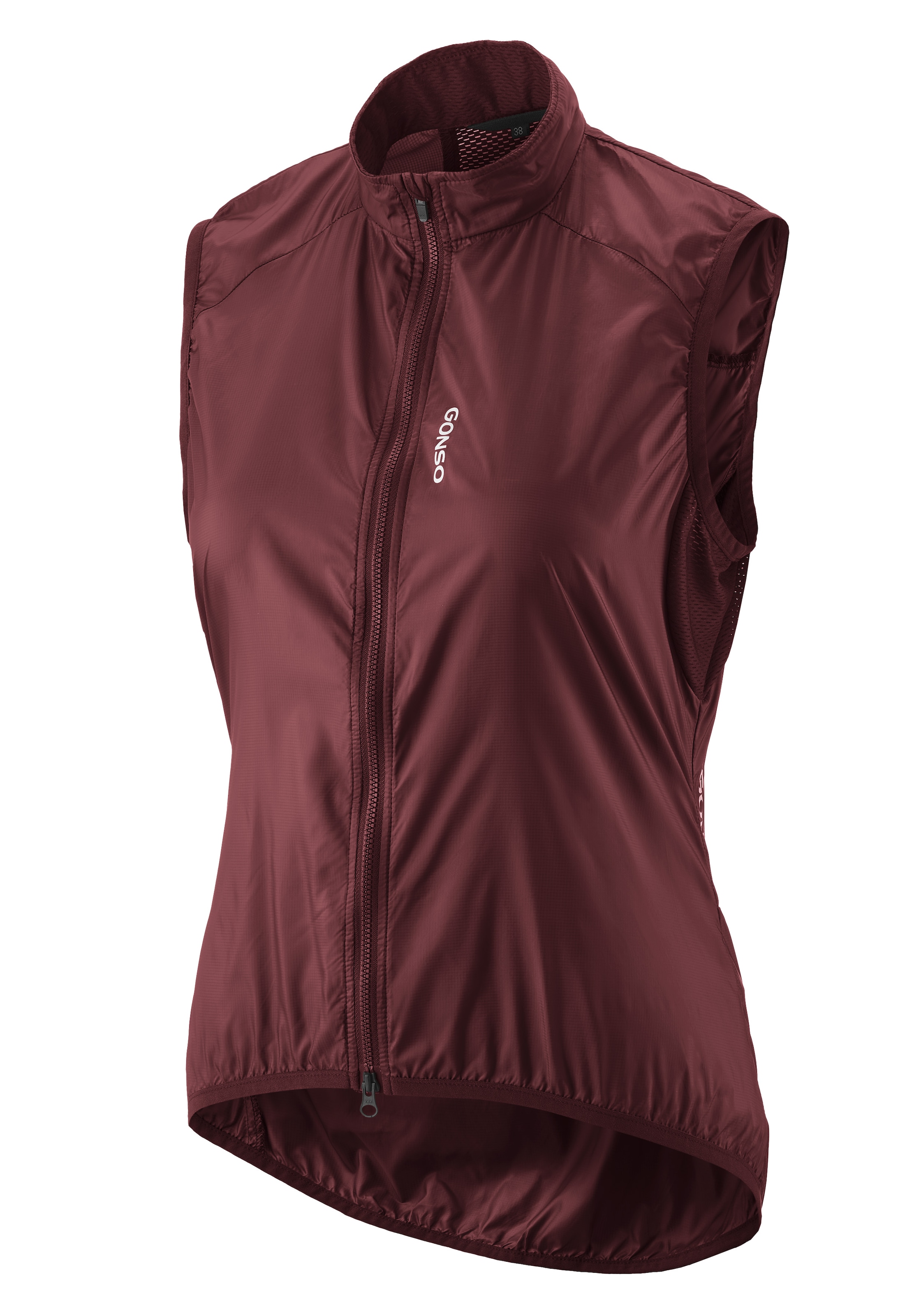 Gonso Funktionsweste »Road Vest Wind W«, Damen Weste, atmungsaktive Radweste, leichte Windweste, Tight Fit
