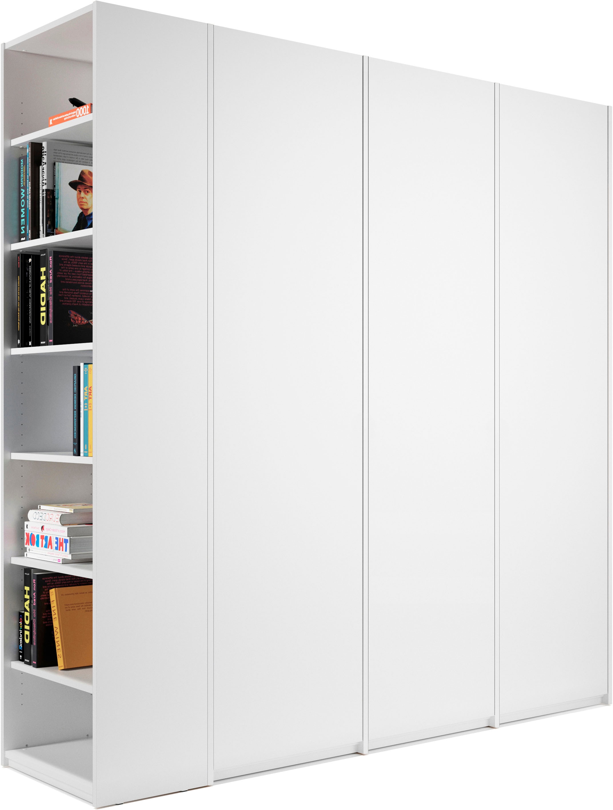 Müller SMALL LIVING Kleiderschrank Plus bestellen Variante inklusive oder Rechnung Seitenregal links auf »Modular montierbarem rechts 3«