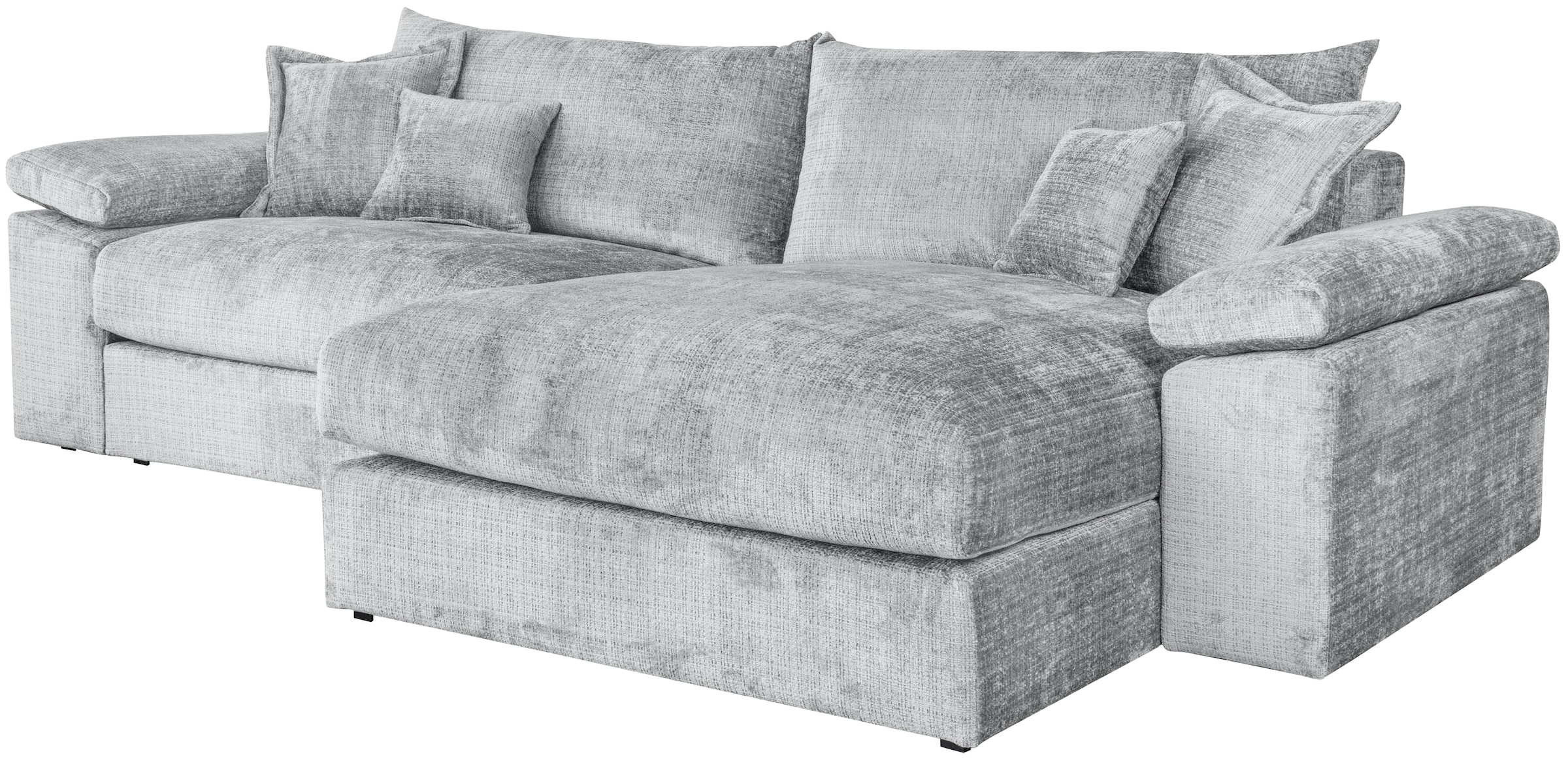 Home affaire Ecksofa »Soft&Cosy XXL L-Form - Breite 303 cm«, Mega-Sofa, Cord oder Chenille-Struktur, Federkern-Polsterung