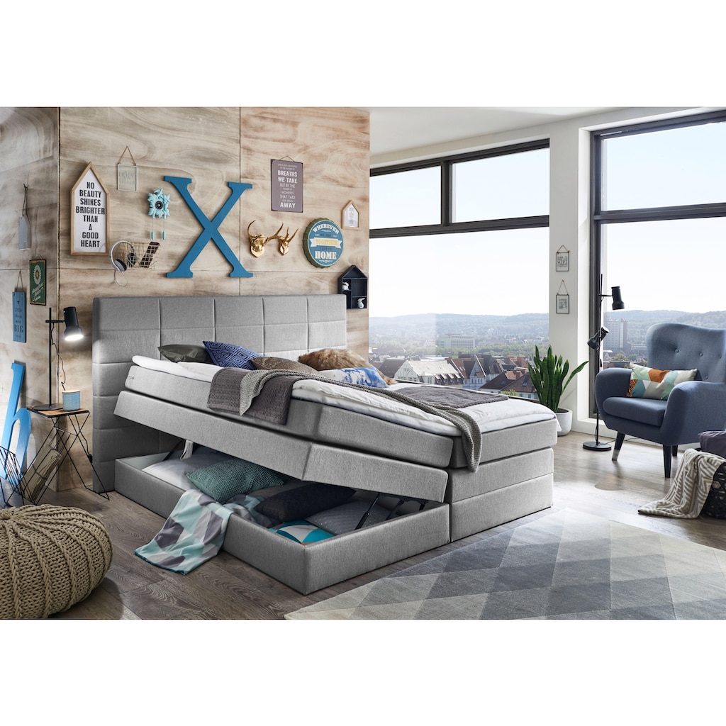 ATLANTIC home collection Boxspringbett »Dakota«