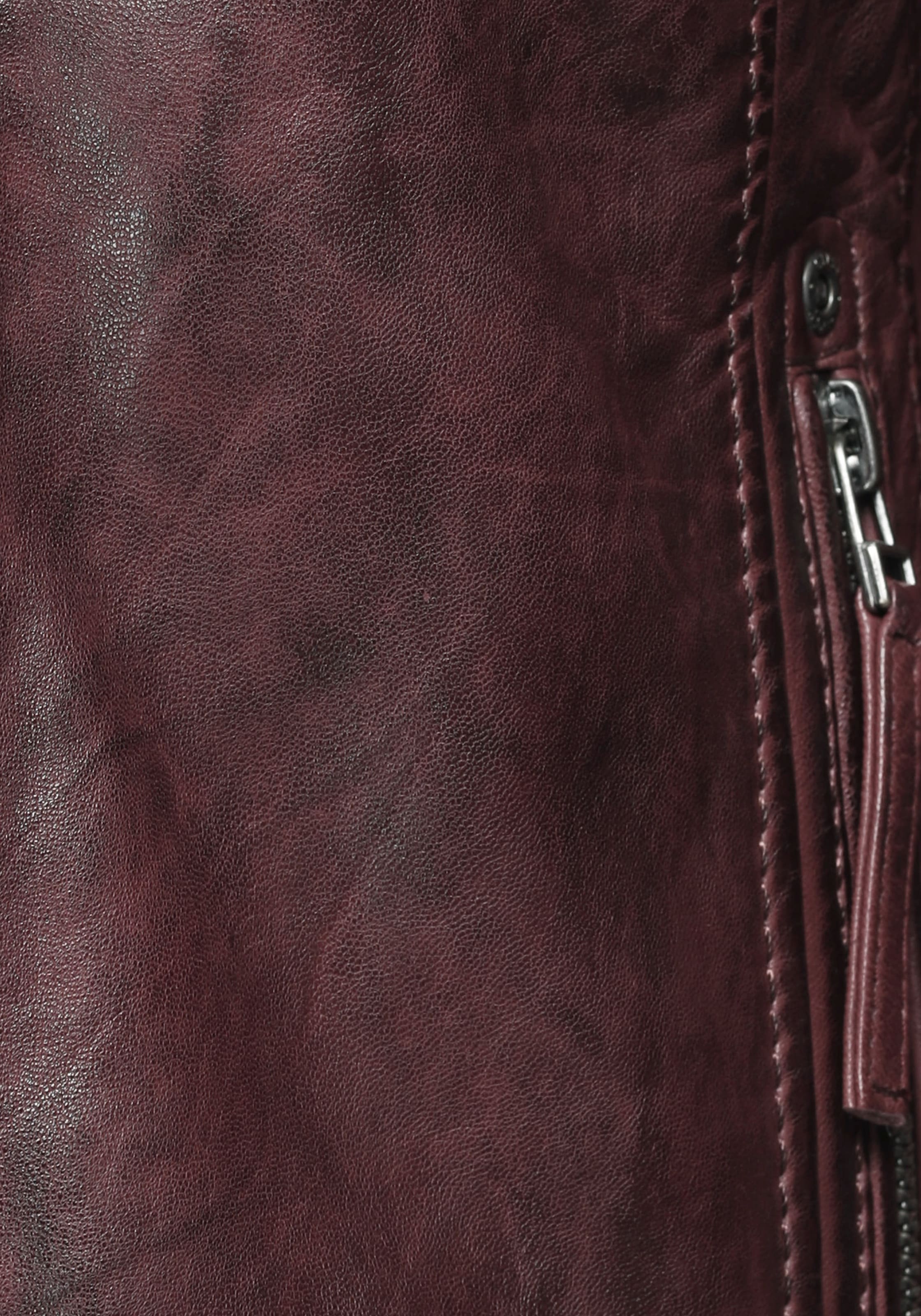 Mauritius Lederjacke »NOLA« mit Kapuze Two-in-One Style - mit abnehmbarer Jersey-Kapuze