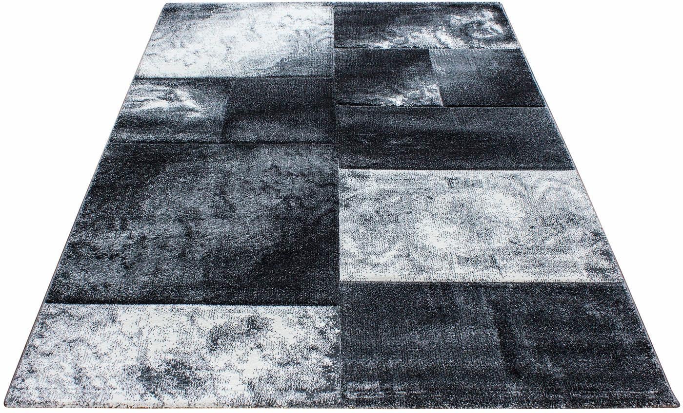 Ayyildiz Teppiche Teppich »Hawaii 1710«, rechteckig, 13 mm Höhe, Läufer, handgearbeiteter Konturenschnitt, Kurzflor, Wohnzimmer