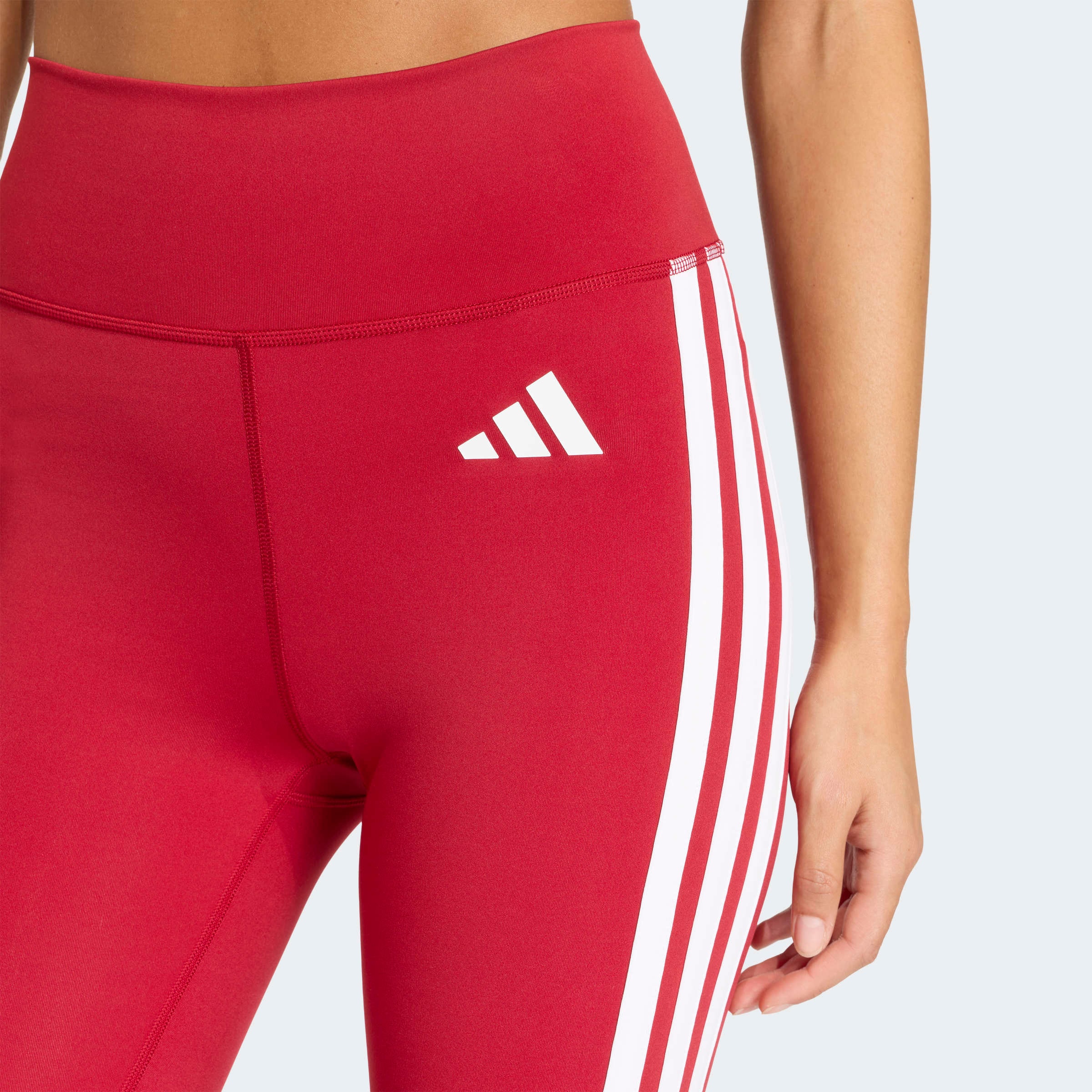 adidas Performance Trainingstights »OPTIME ESSENTIALS 3-STREIFEN 7/8-LEGGINGS«  für Erwachsene, mit climacool® Technologie, aus Polyester