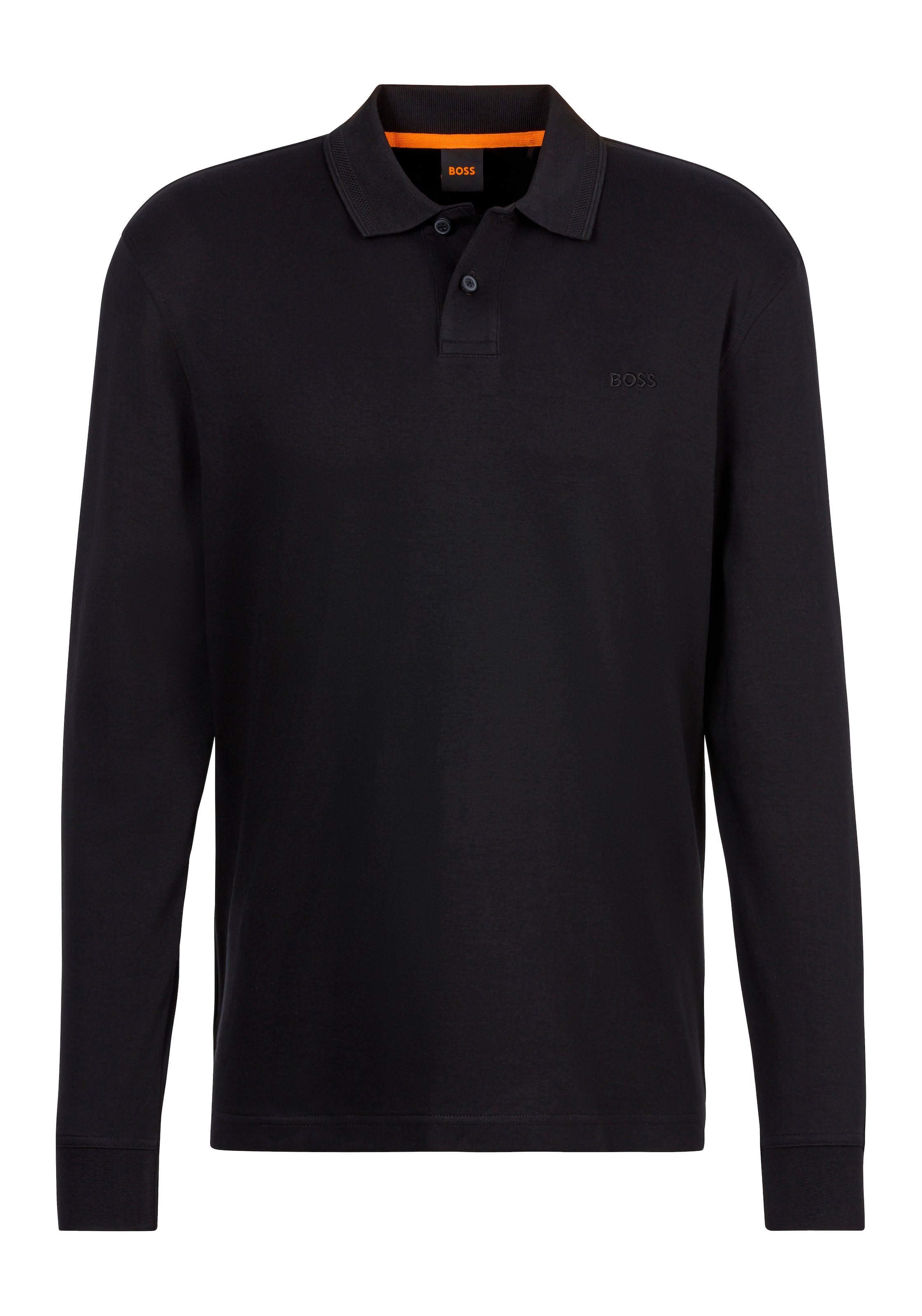 BOSS ORANGE Poloshirt »Pe_interlock_long«, mit Polokragen
