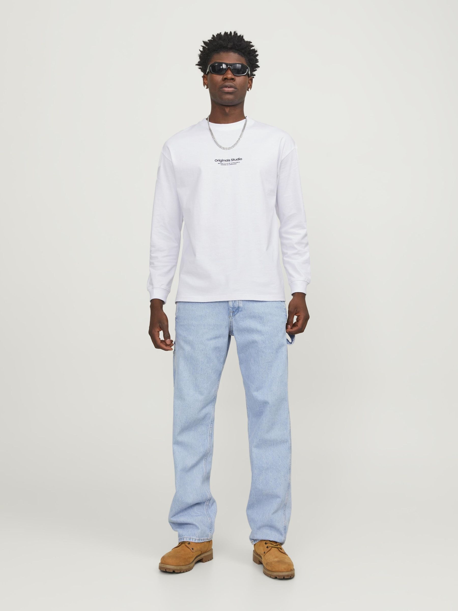 Jack & Jones Langarmshirt »JORVESTERBRO TEE LS CREW NECK NOOS«