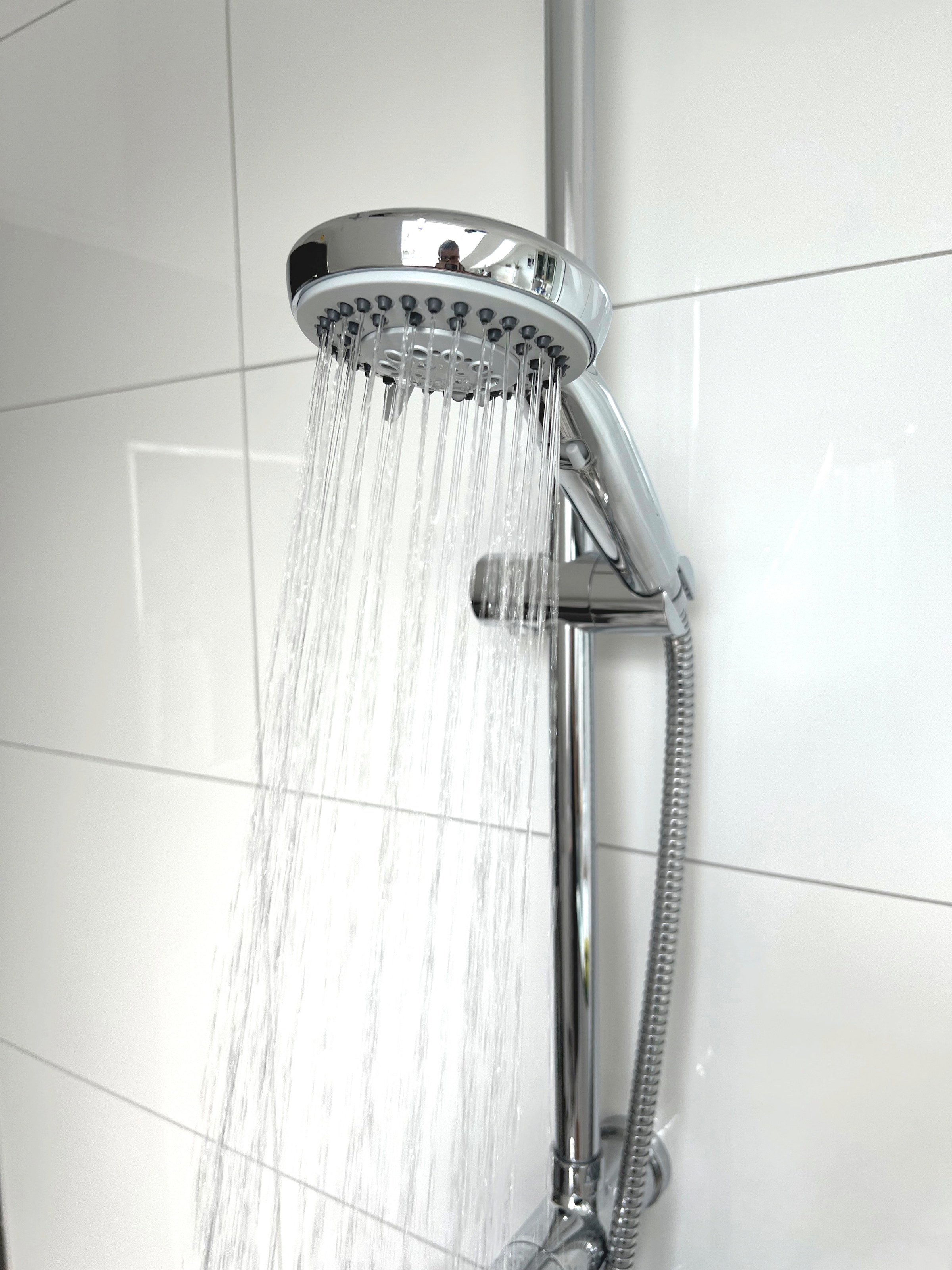 ADOB Handbrause »Vento N Stop«, (1 tlg.), 5-strahlig plus Wasserstoppfunktion, Ø 10 cm, Designklassiker