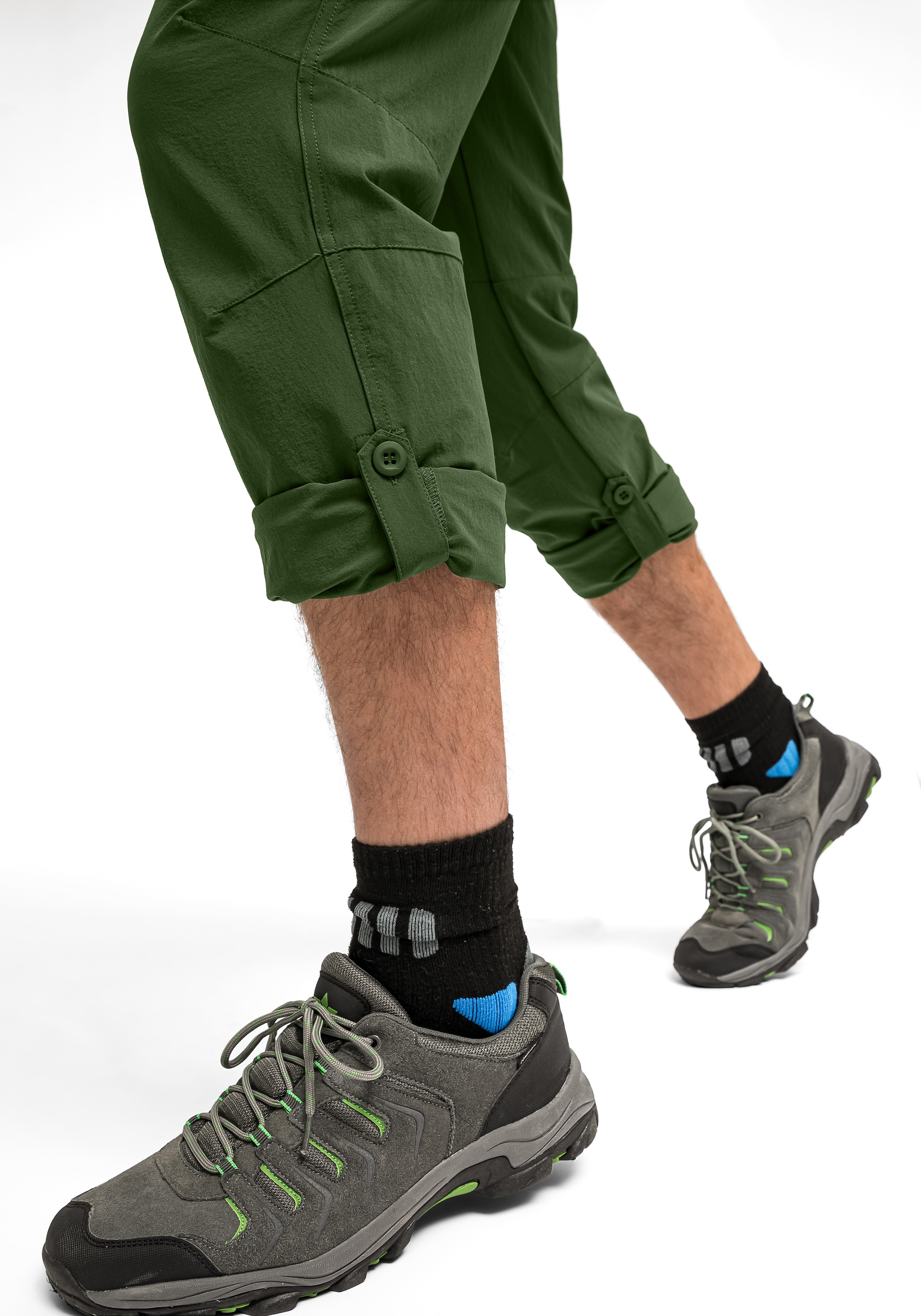 Maier Sports Funktionshose »Nil«, Herren Wanderhose, atmungsaktive Outdoor-Hose mit Roll up Funktion