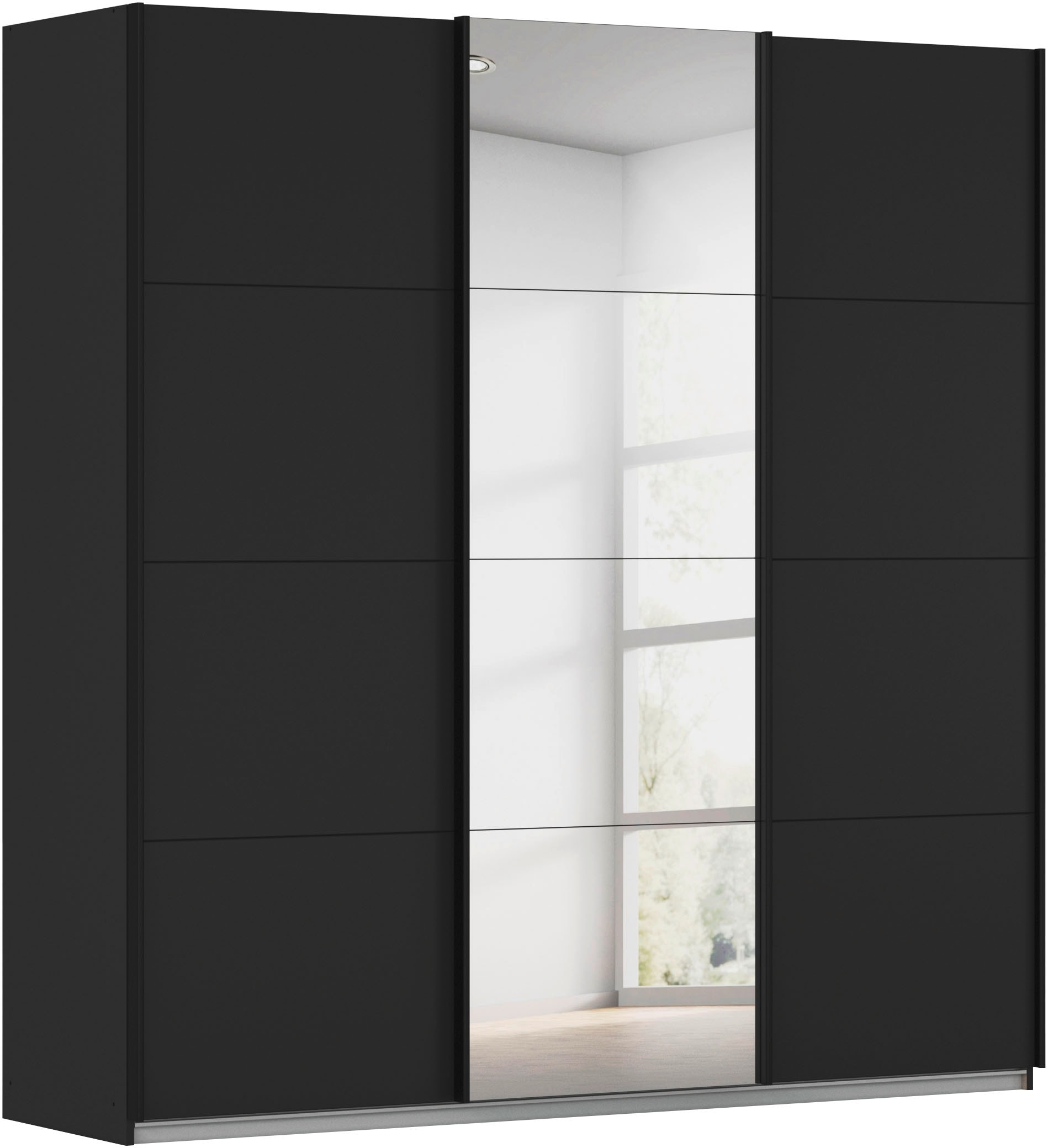 rauch Schwebetürenschrank »Kleiderschrank Schrank Garderobe Ankleide TOPSELLER OTELI« 3 Ausstattungen BASIC/CLASSIC/PREMIUM (inkl. SOFT-CLOSE-FUNKTION),  Breiten 203/271/315/360 cm Höhen 210/229 cm MADE IN GERMANY