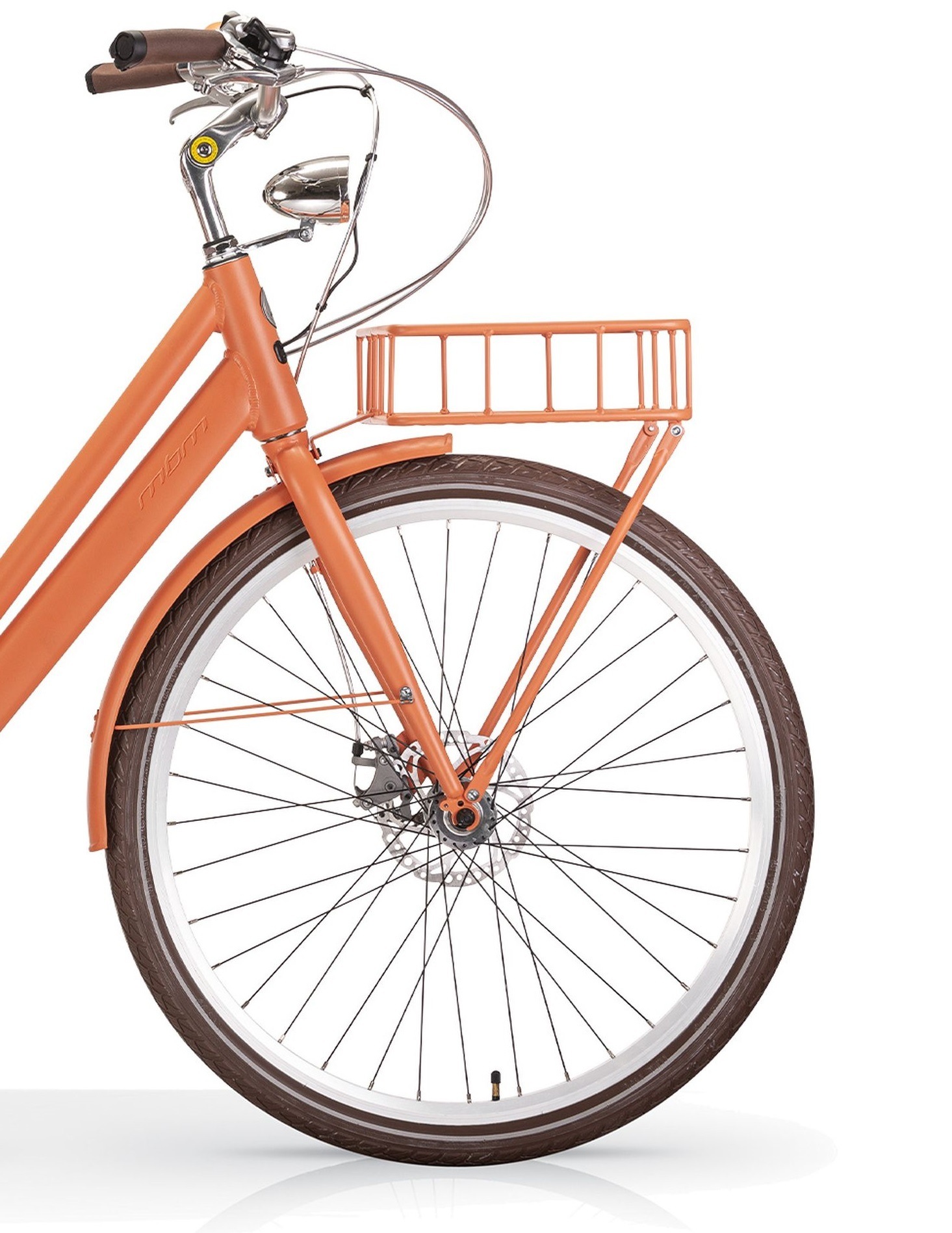 MBM E-Bike »Elektro-Citybike LA RUE 2.0, peach orange«