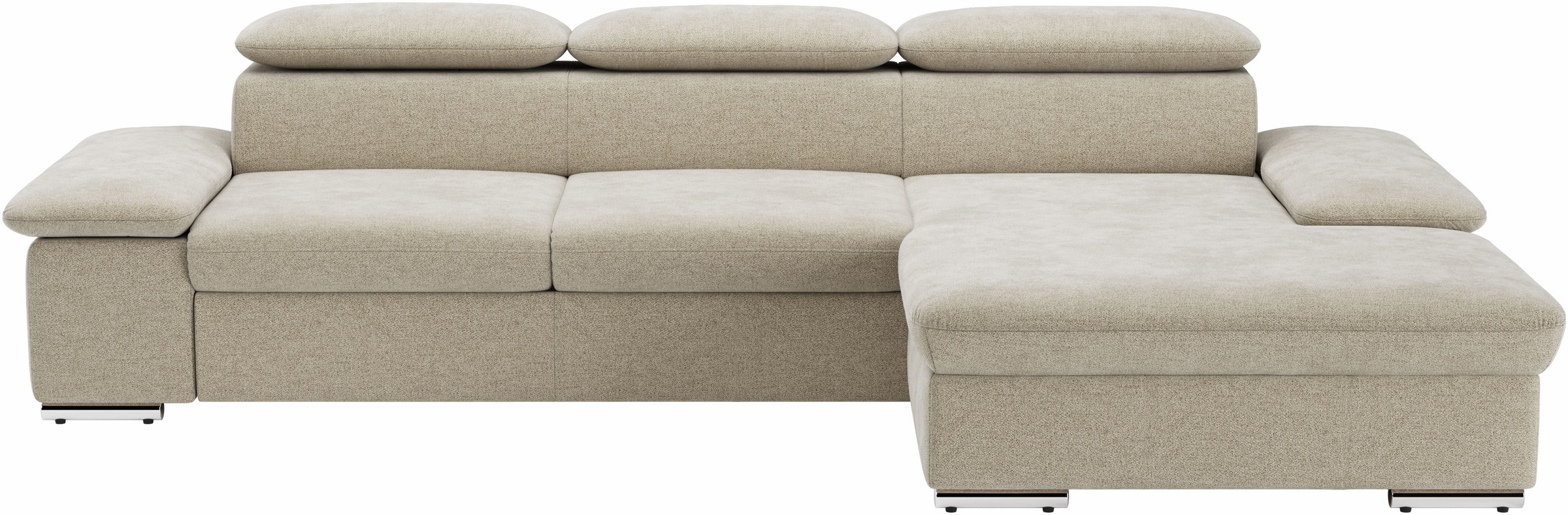 sit&more Ecksofa »Valantine L-Form«, inkl. Kopf- und Armteilverstellung, wahlweise mit Bettfunktion