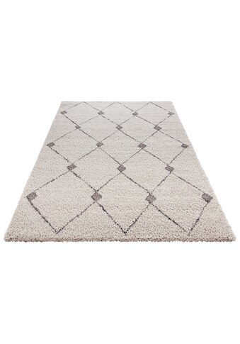 MINT RUGS Hochflor-Teppich »Create«, rechteckig, 35 mm Höhe, Rauten Design, besonders... kaufen