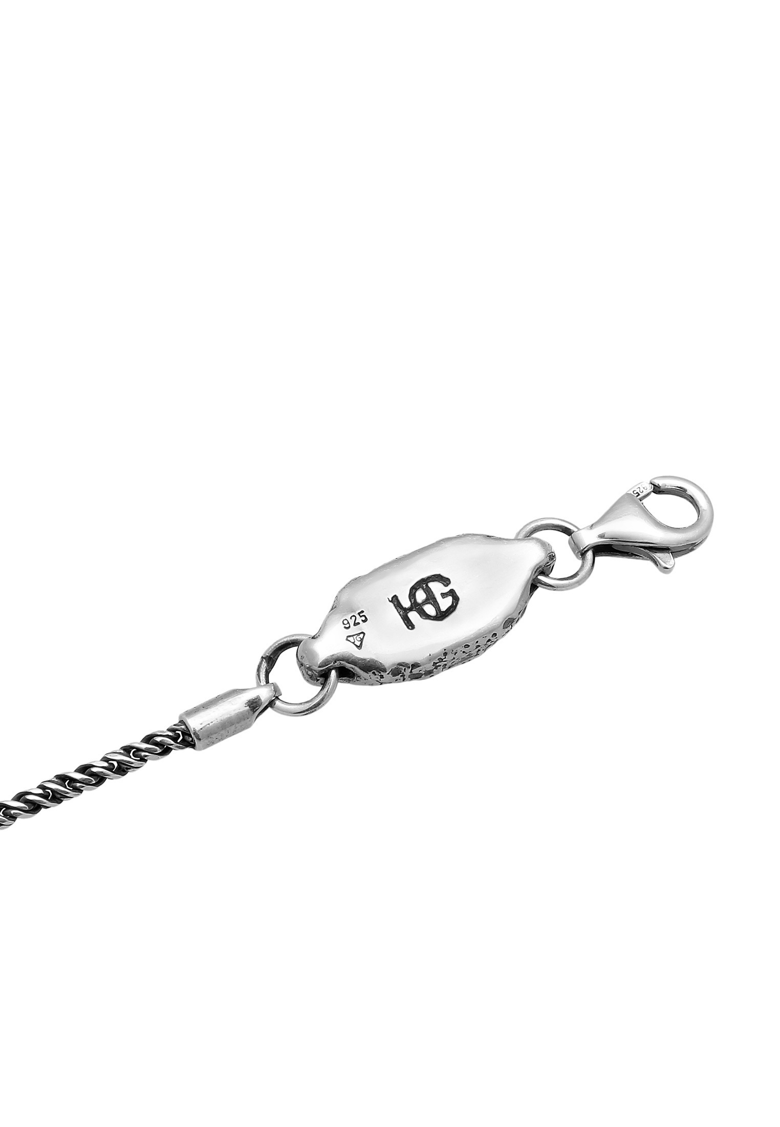 HAZE & GLORY Armkette »Armband Kordelkette Topas Edelstein Vintage 925 Silber«