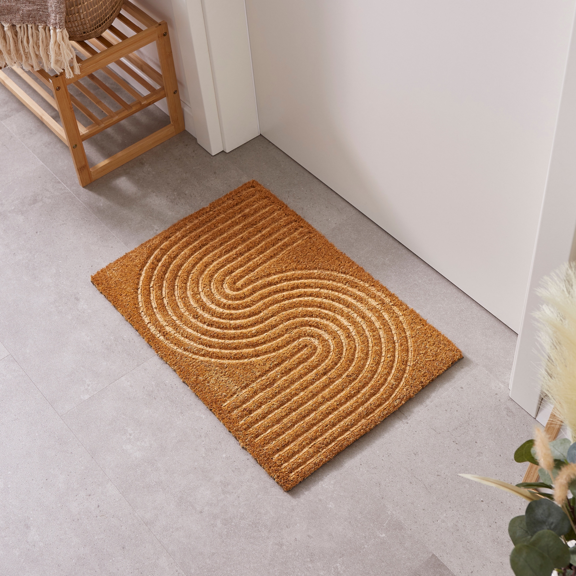 Andiamo Fußmatte »Kokos« rechteckig 17 mm Höhe Schmutzfangmatte, verschiedene Designs, In- und Outdoor geeignet