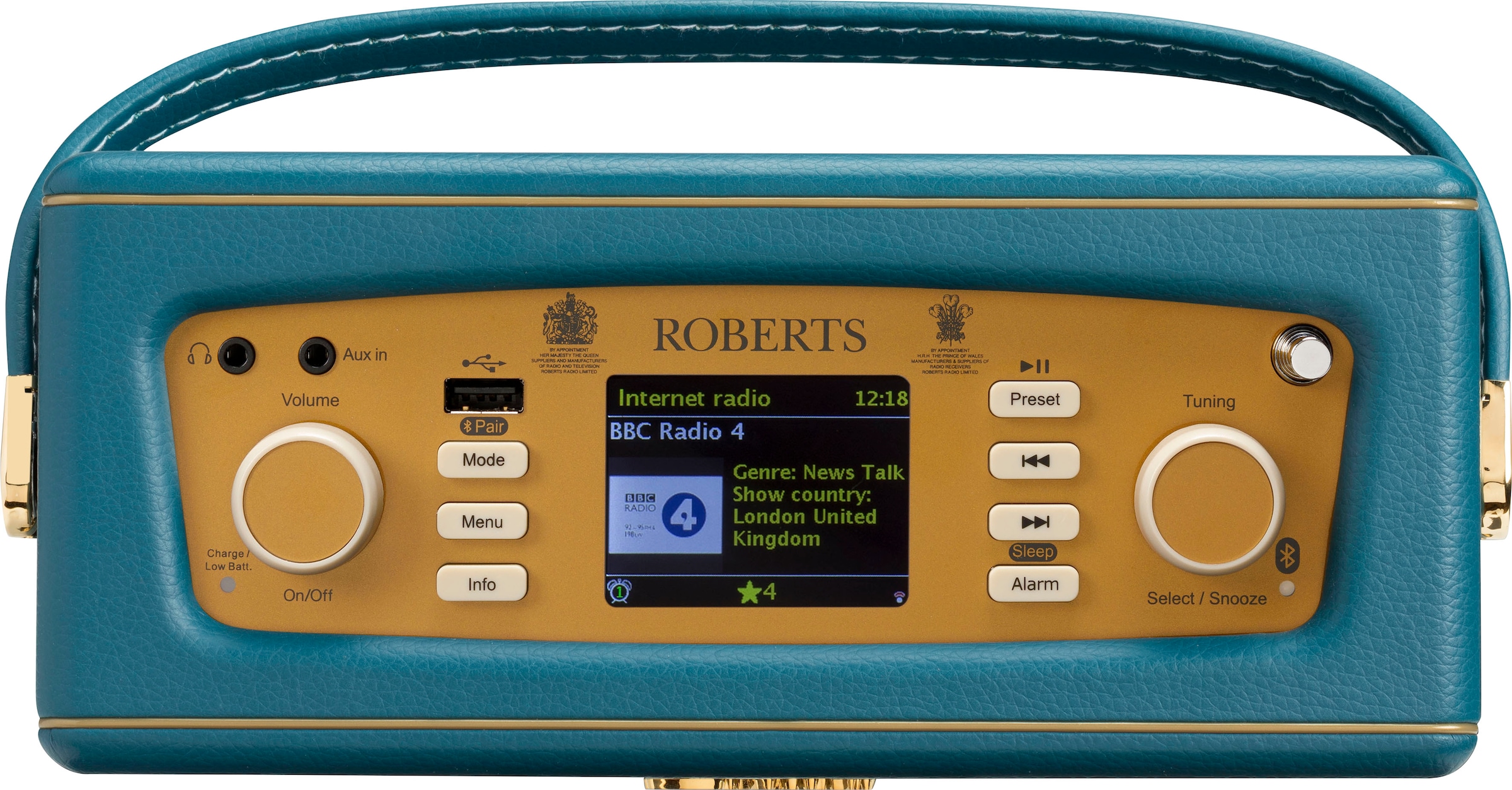 ROBERTS RADIO Internet-Radio »Revival iStream3L«, (Bluetooth-WLAN Internetradio-Digitalradio (DAB+)-FM-Tuner mit RDS)