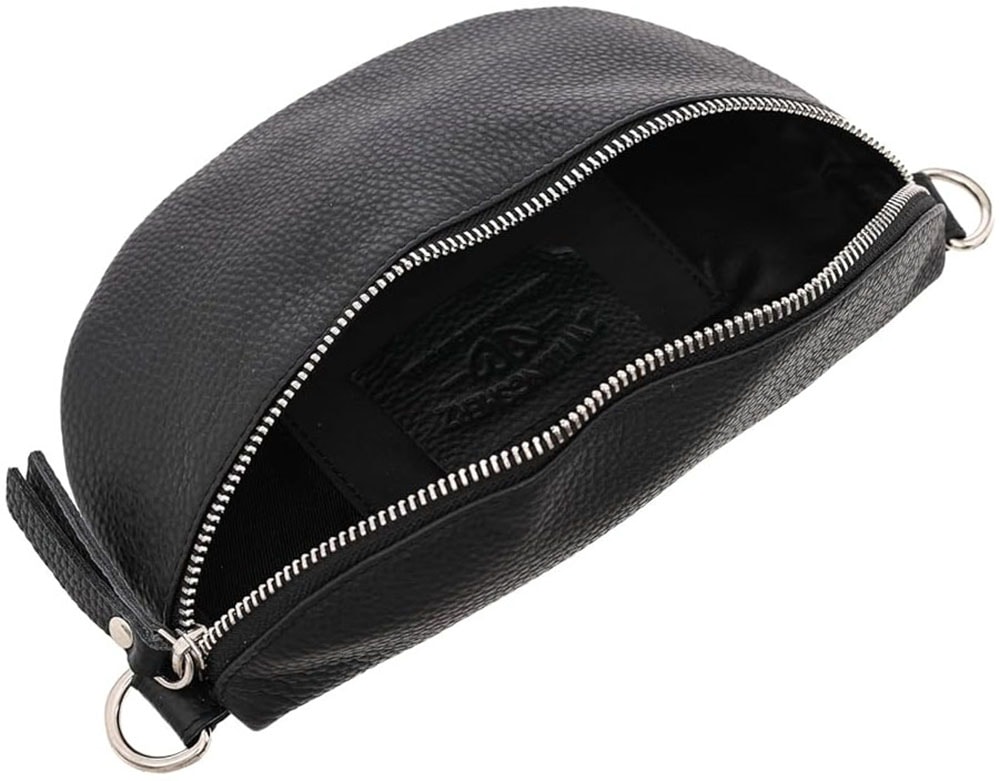 Zwillingsherz Umhängetasche »Crossbody Bag Leder«, Umhängetasche mit Reißverschluss