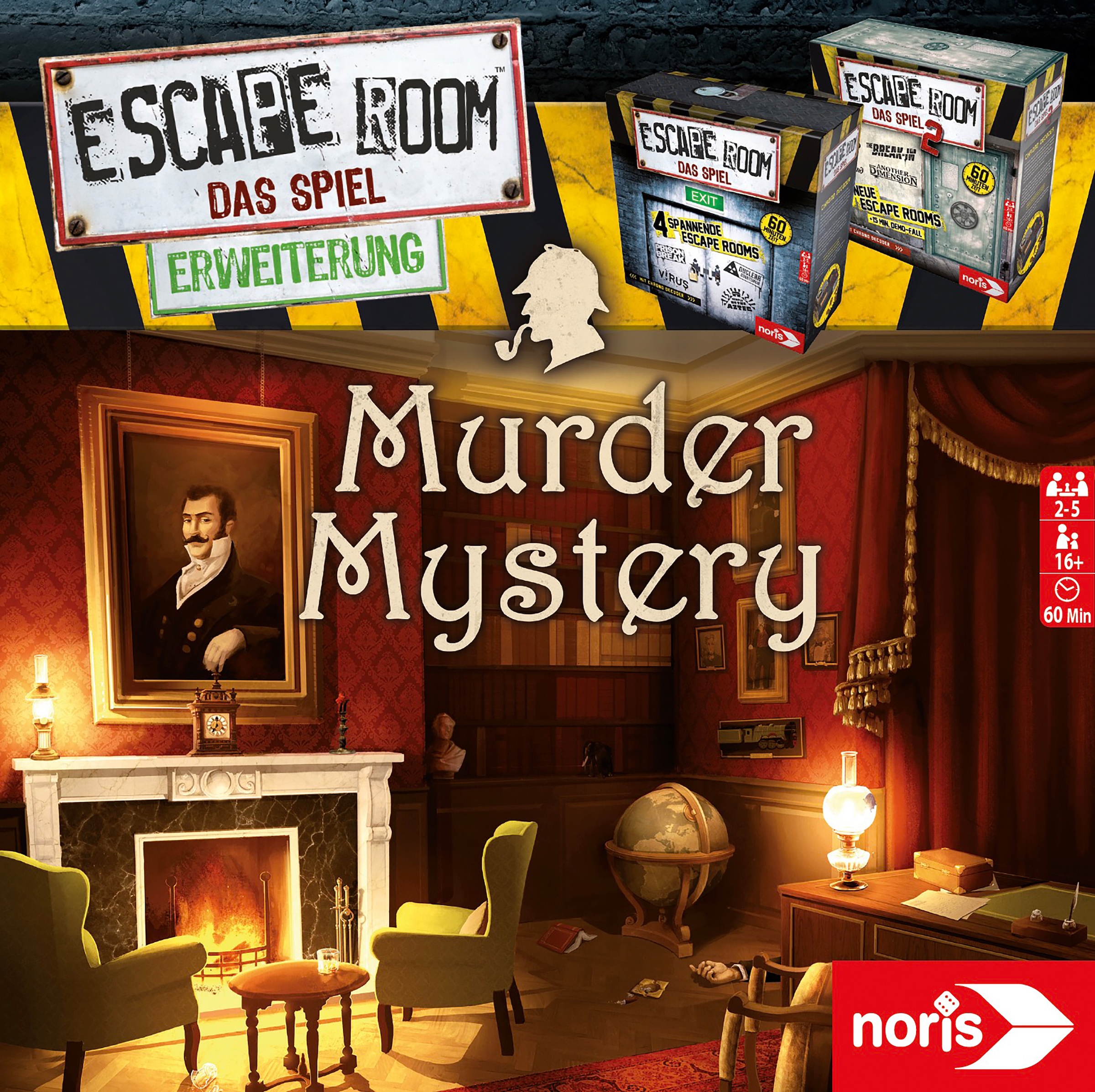 Noris Spiel »Erweiterungsspiel, Escape Room: Murder Mystery«, Made in Germany