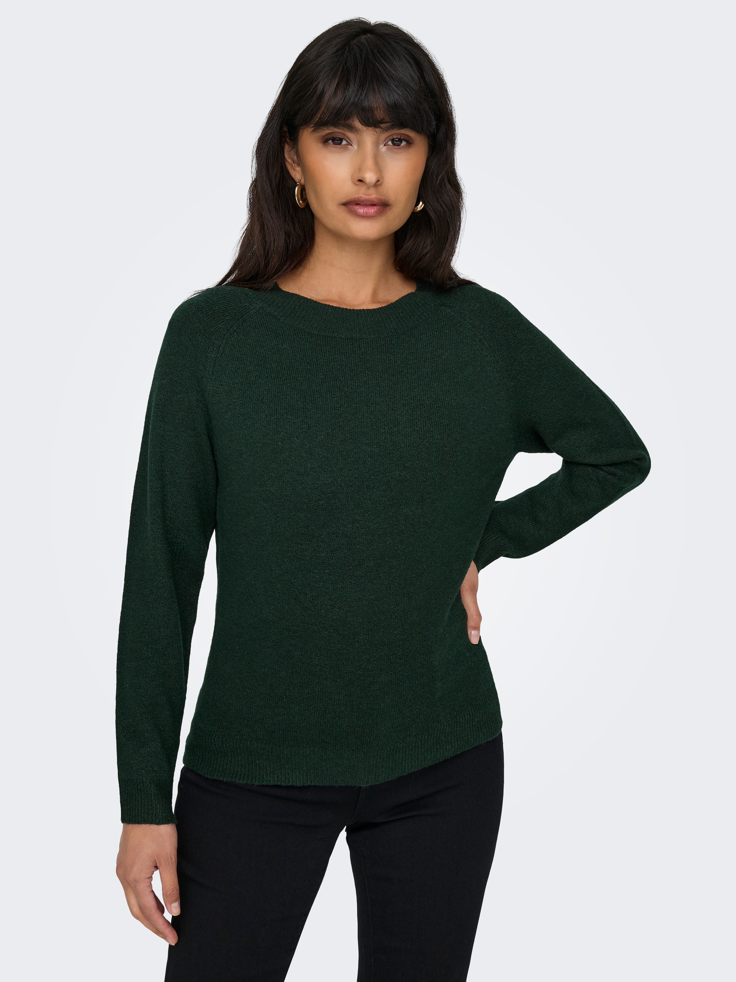 ONLY »ONLRICA LIFE L/S PULLOVER  KNT NOOS« Materialmix, regular fit