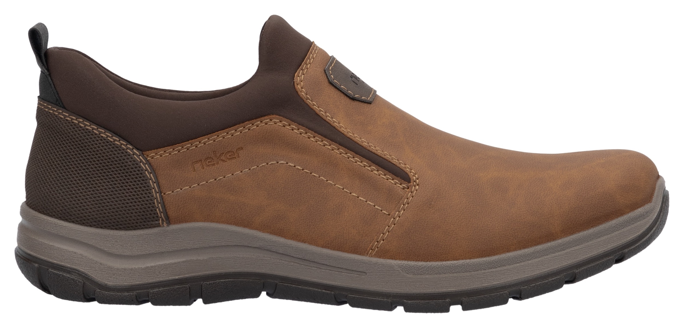 Rieker Slipper, Schlupfschuh, Halbschuh, Freizeitschuh mit gepolstertem Schaftrand