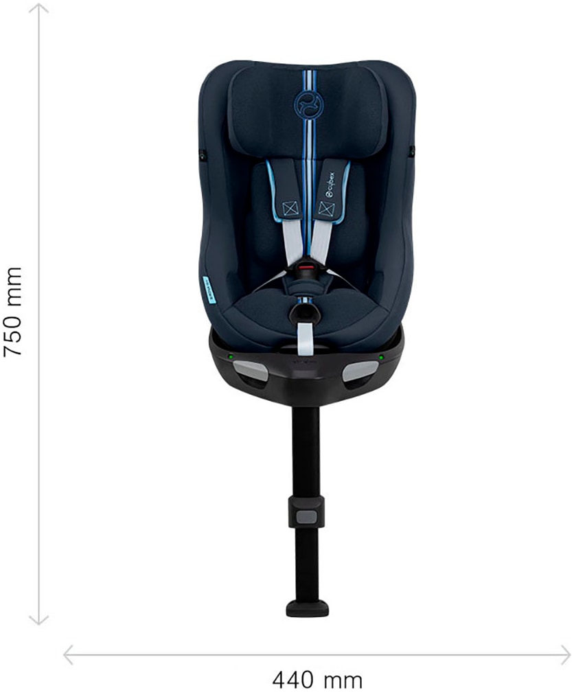 Cybex Autokindersitz »Cybex Gold, Sirona Gi i-Size Plus, moon black«, inklusive Base