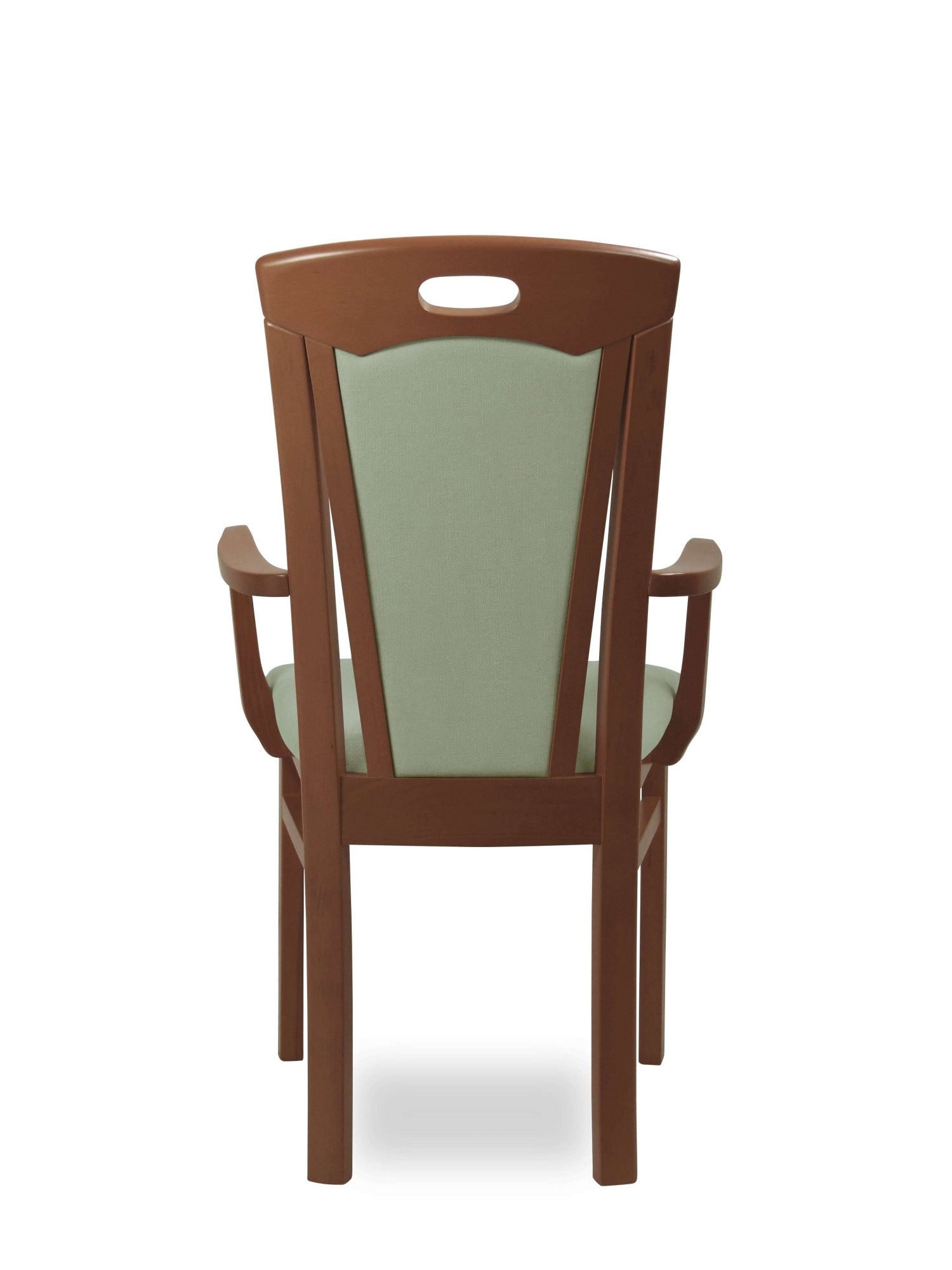 Home affaire Esszimmerstuhl »FERDI, Armlehnstuhl, Made in Italy, Massivholz« () 1 Stk.Bezug Feinstruktur (wasser-und fleckabweisend) oder Struktur