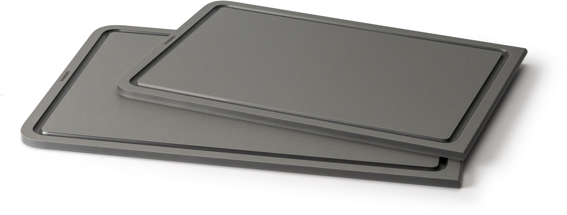 Continenta Tranchierbrett »BAND, Duracore grau« Messerschonend und Spülmaschinenfest