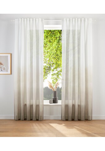 elbgestoeber Vorhang »Elbverlauf«, (1 St.), modern mit Farbverlauf, transparent und... kaufen