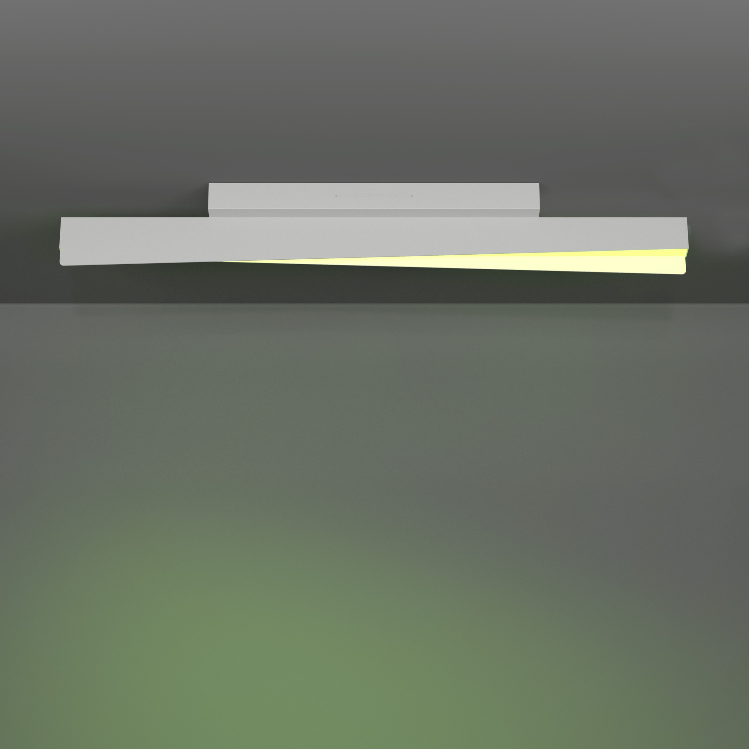 EGLO LED Deckenleuchte »BOLOGNANO-Z Deckenlampe - Alu, Stahl - LED - 13,5W - IP20« LED-Modul 1 Stk. Kaltweiß | Neutralweiß | RGB | Warmweiß Wohzimmerlampe, Esszimmerlampe, Flur, Schlafzimmer, L76 x B7 x H10 cm