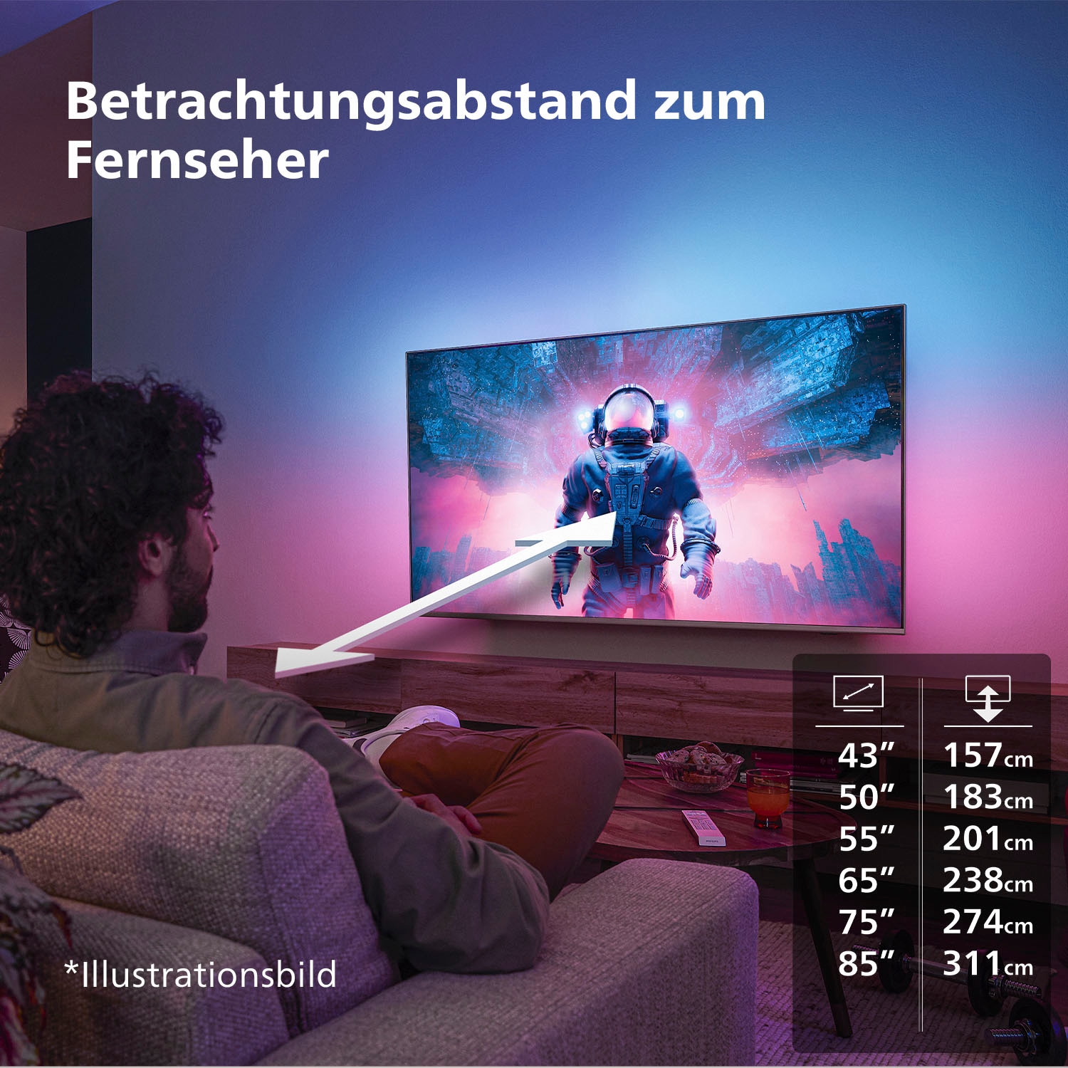 Philips LED-Fernseher »85PUS8309/12«, 4K Ultra HD, Smart-TV