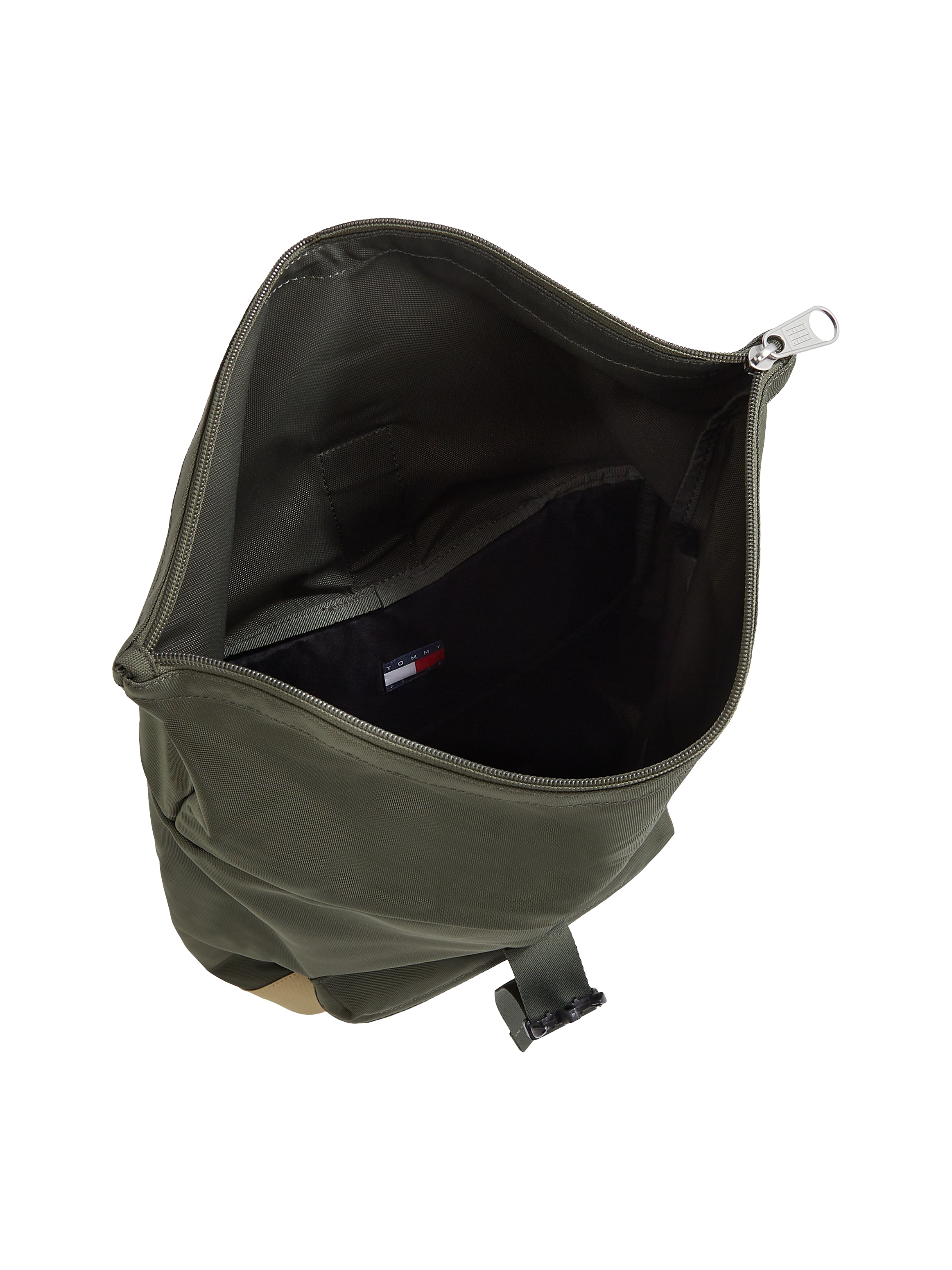 Tommy Jeans Freizeitrucksack »TJM ESS DAILY ROLLTOP BACKPACK«, Men Travelbag, Cityrucksack mit kontrastfarbigem Boden