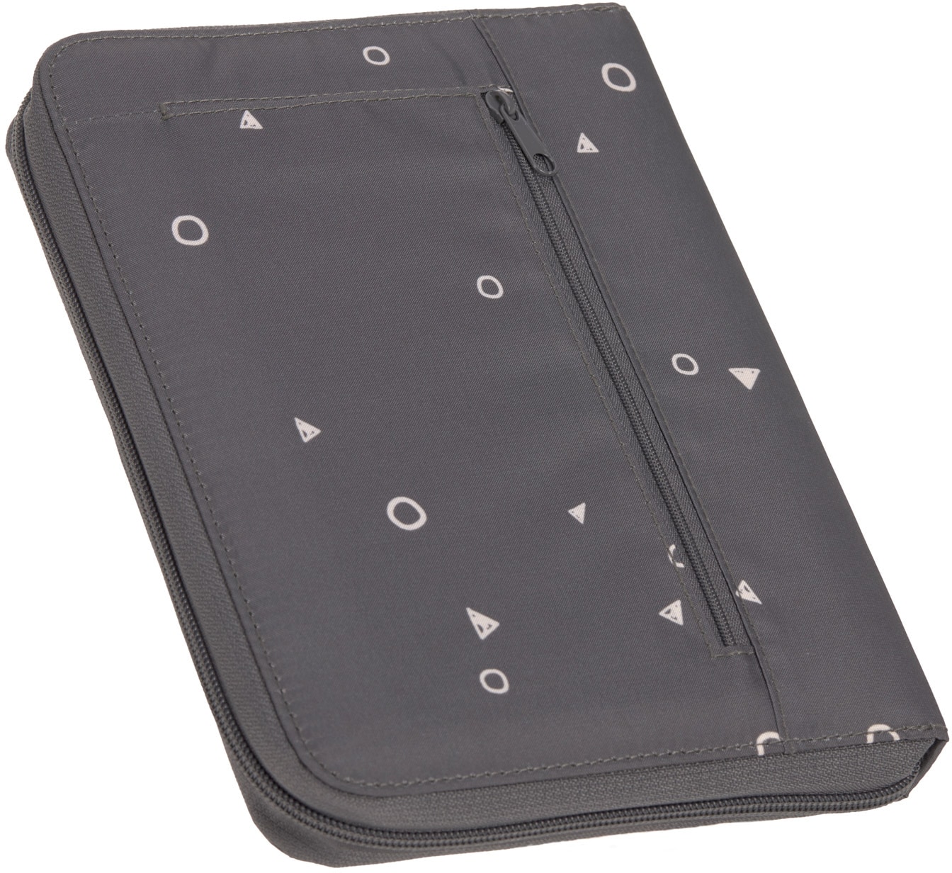 LÄSSIG Mutterpass-Hülle »Casual, Document Pouch, Universe Anthracite«, mit Reißverschluss; PETA-approved vegan