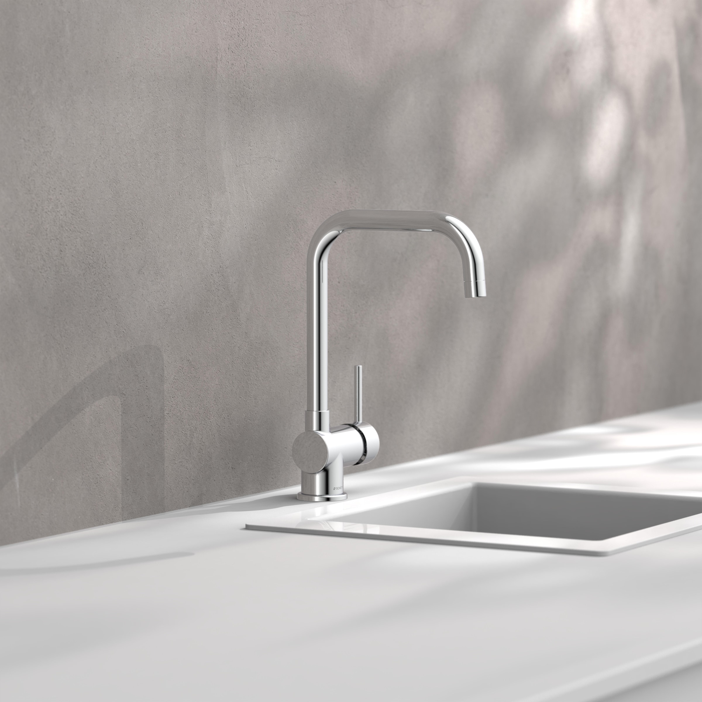 Schütte Spültischarmatur »YORK« praktische Cold-Start-Funktion zum Energiesparen, 360° schwenkbar