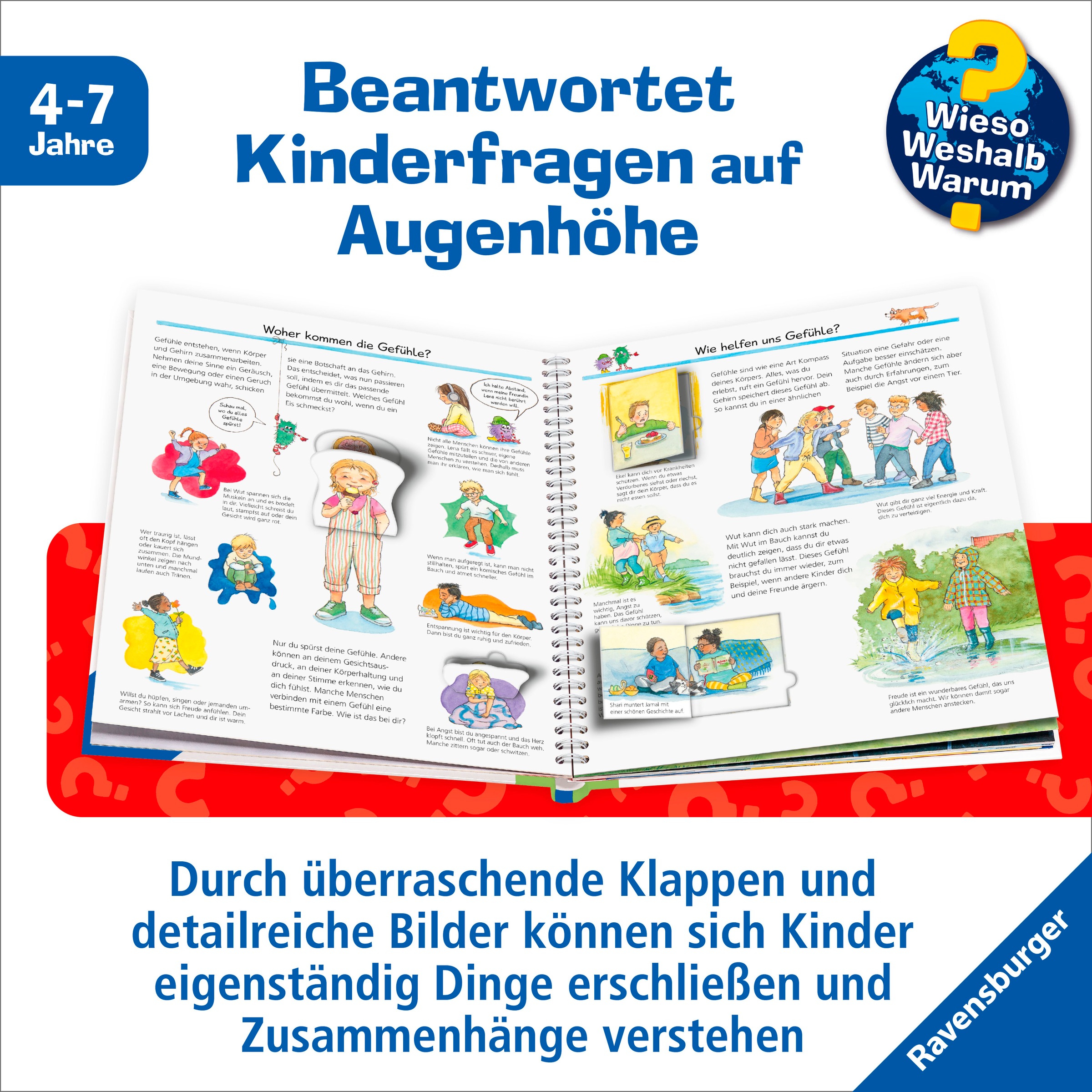 Ravensburger Buch »Wieso? Weshalb? Warum?, Band 58 - Unsere Gefühle«, Made in Europe