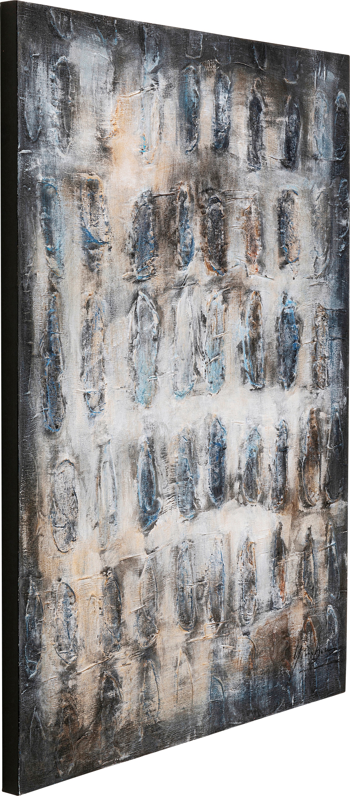 Kare Design Leinwandbild »Leinwandbild Shadows Grau 90x120cm«