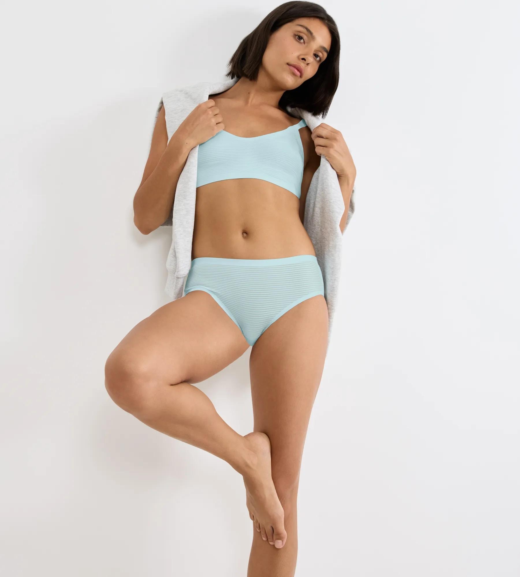 sloggi Hipster »ZERO Feel Air« atmungskativ, semi-transparenter Look, feine Streifen