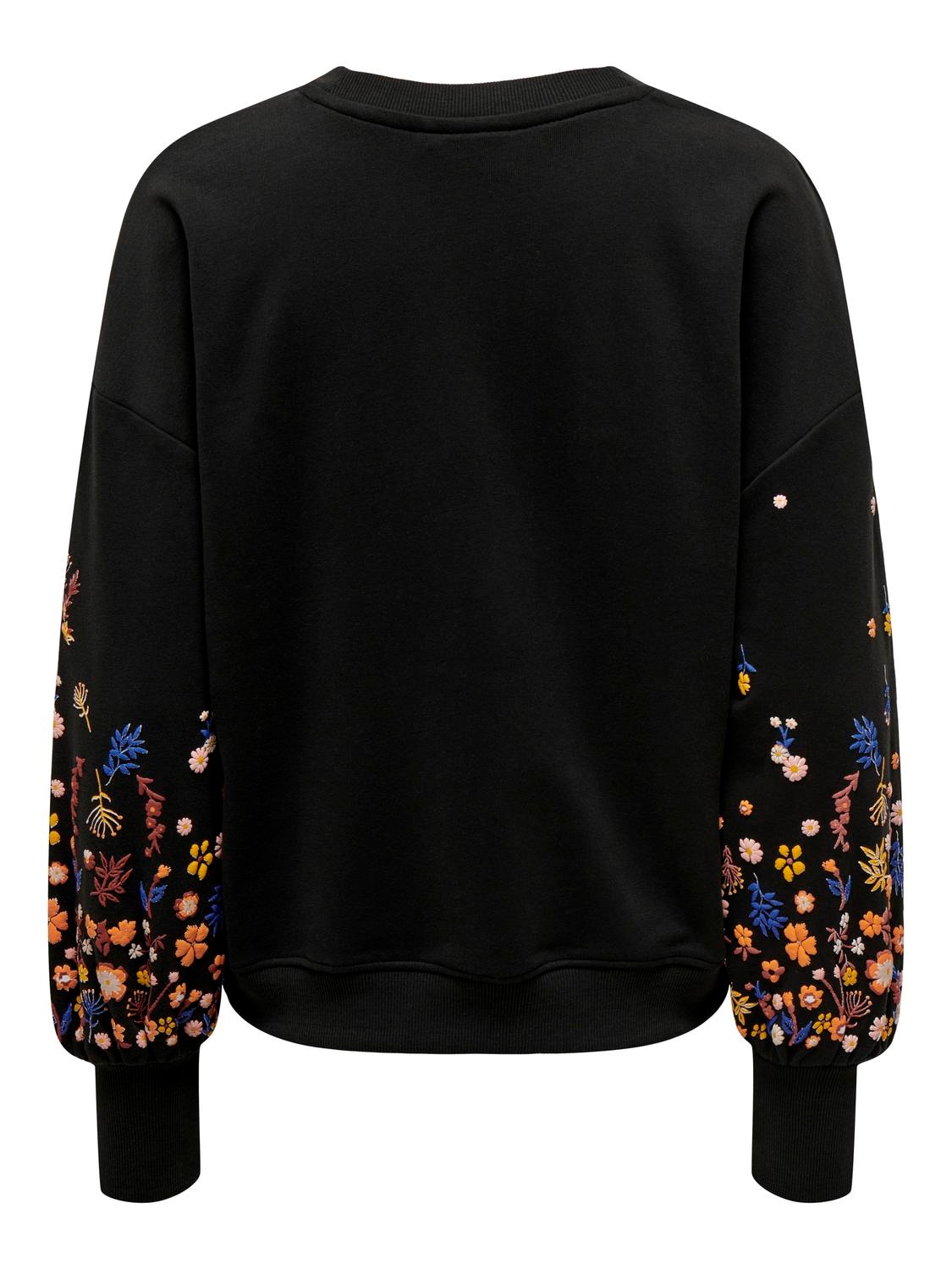 ONLY Sweatshirt »ONLBROOKE L/S O-NECK FLOWER SWT«